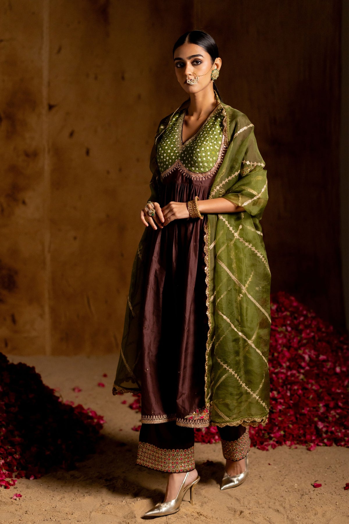 Olive Dupatta