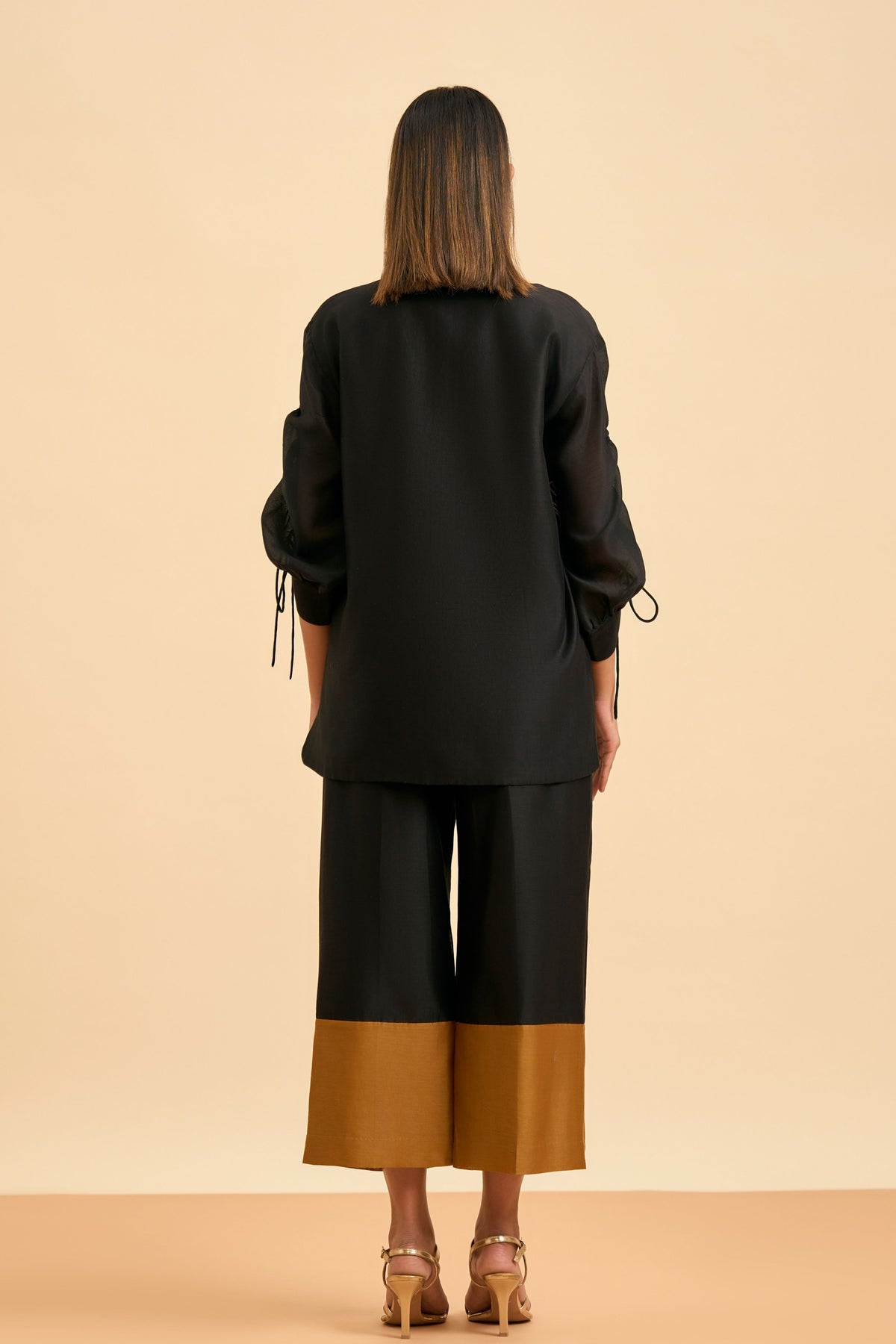 Black Ginkgo Co-ord Set