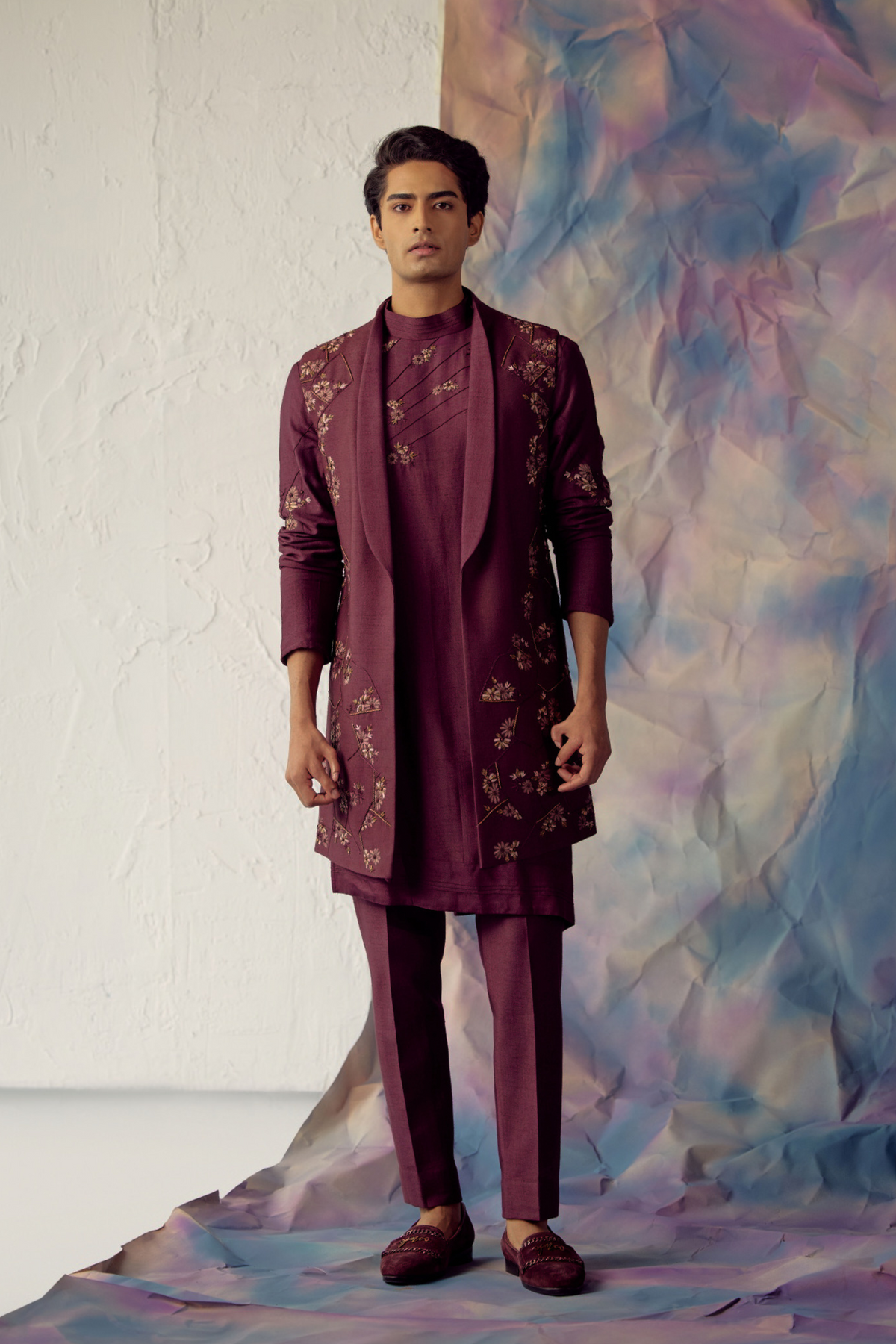 Merlot Homme Shrug Set