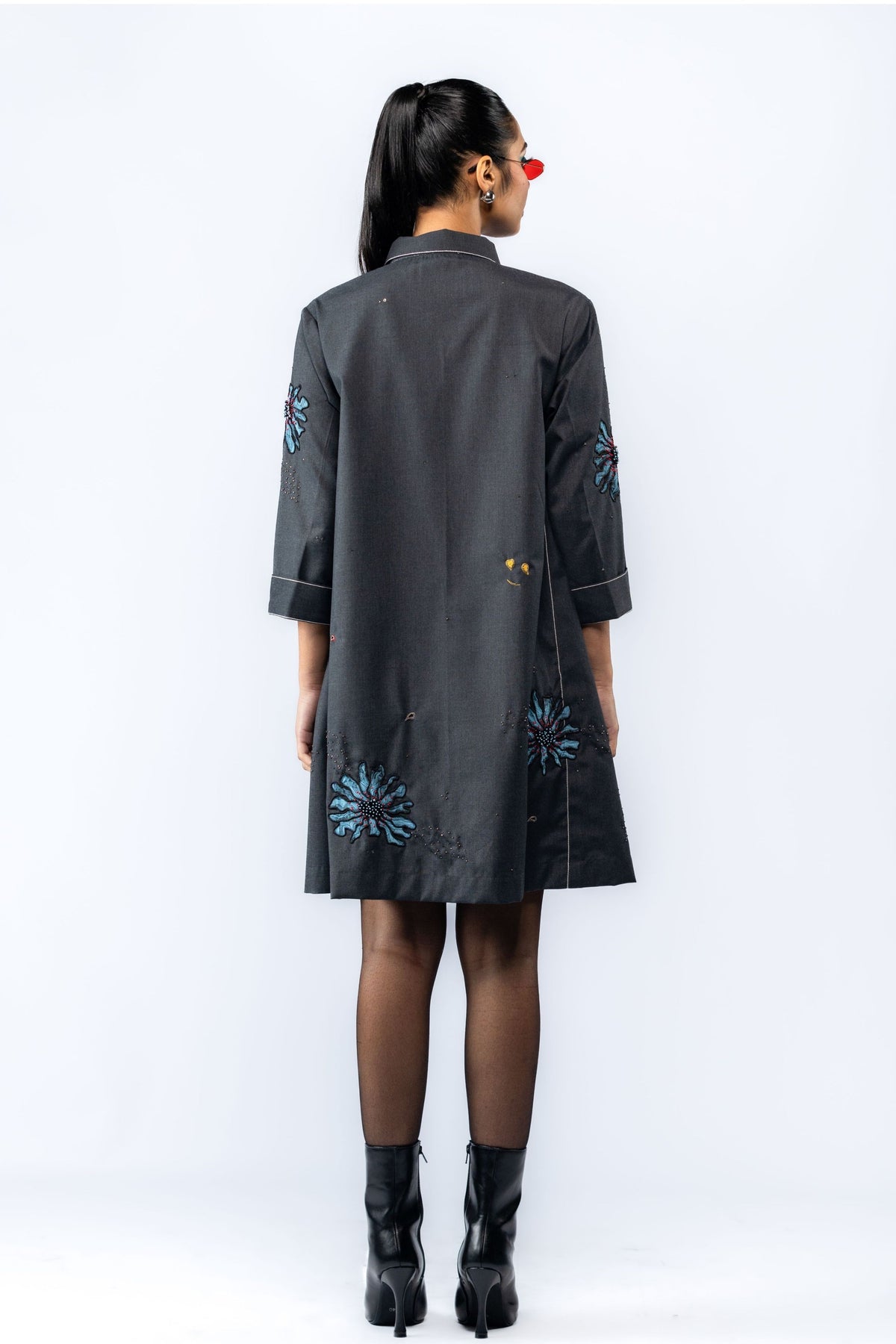 Aube Floral Flared Dress