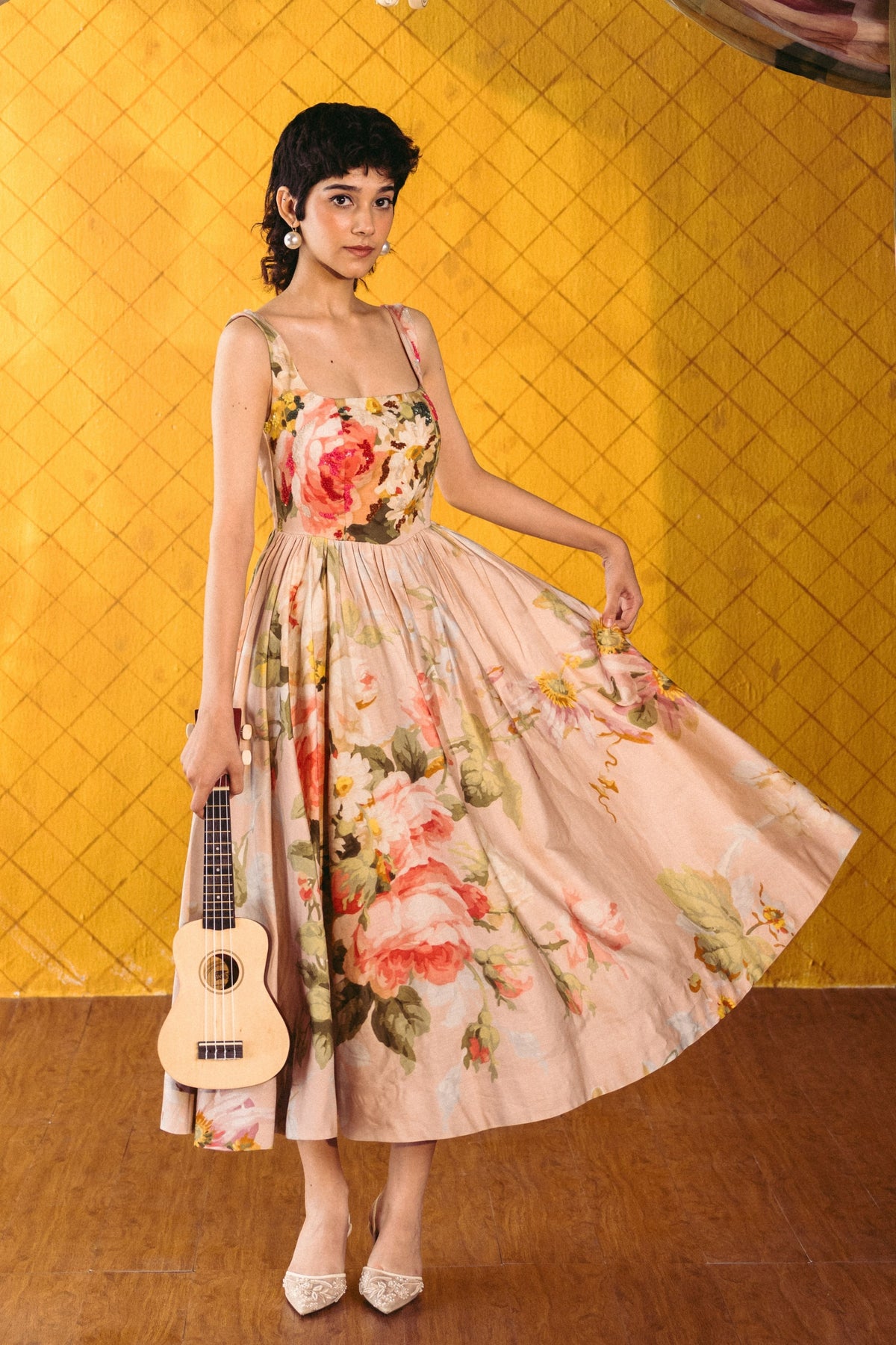 Hazel Embroidered Dress
