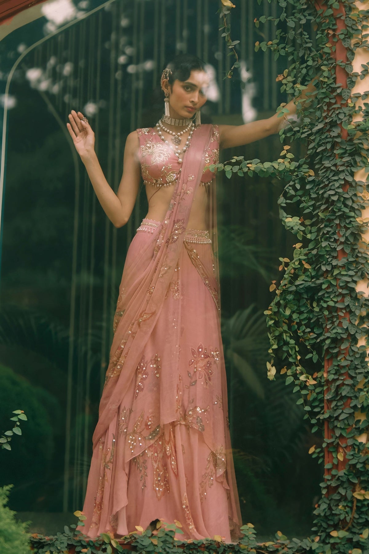 Reverie Draped Saree Set