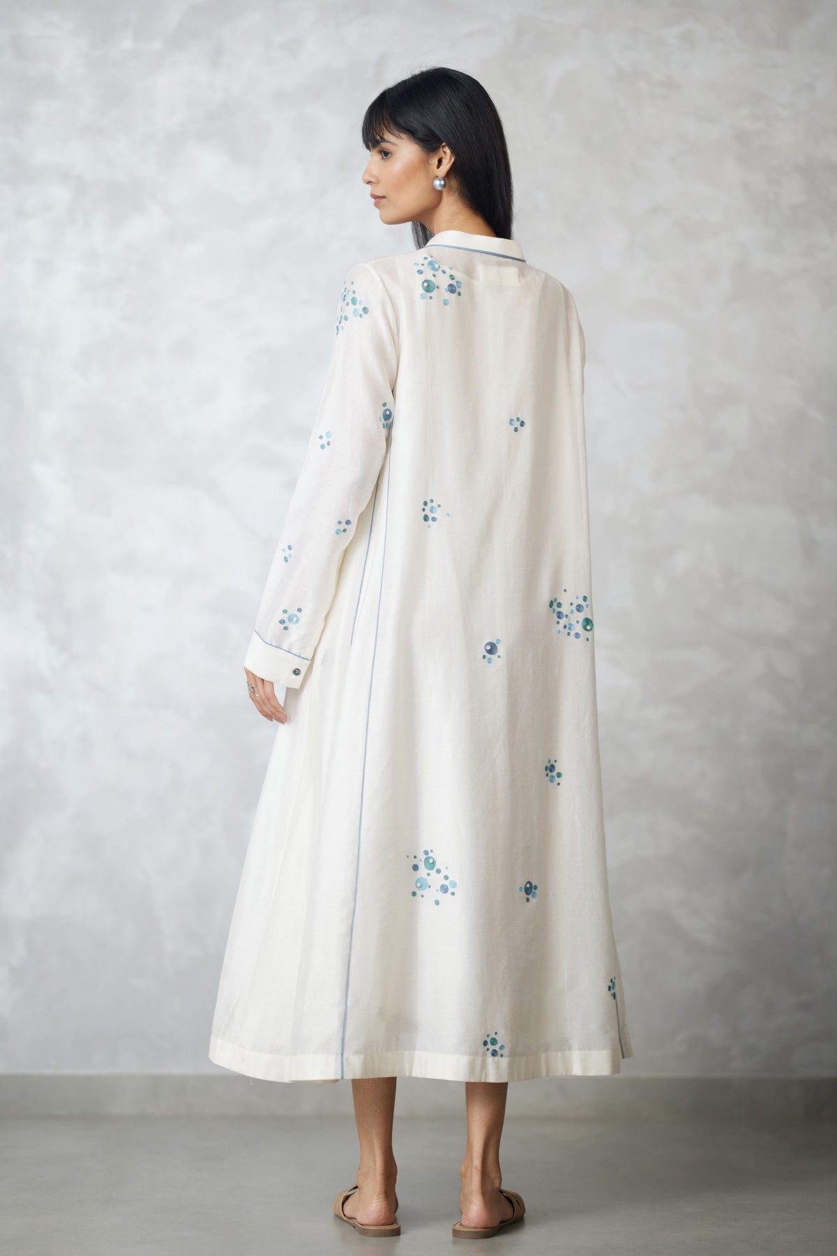 Ivory Dress With Slip