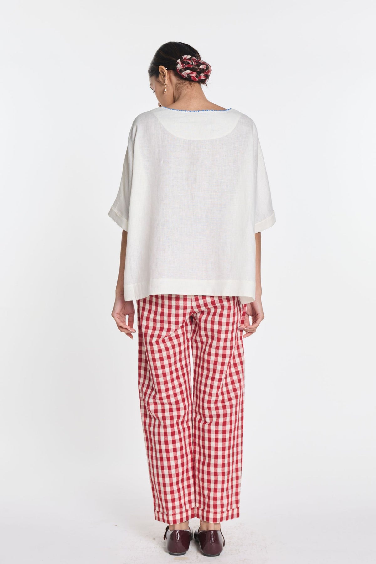 Pearl Embroidered Top