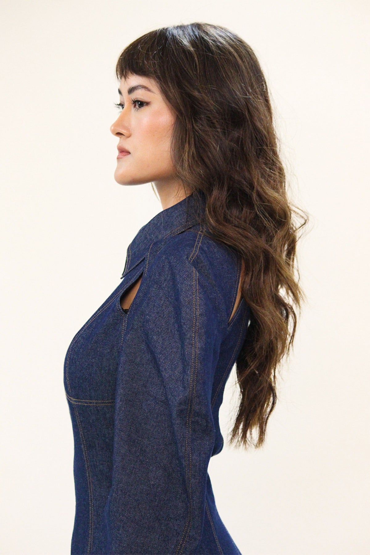 Denim Zip Dress
