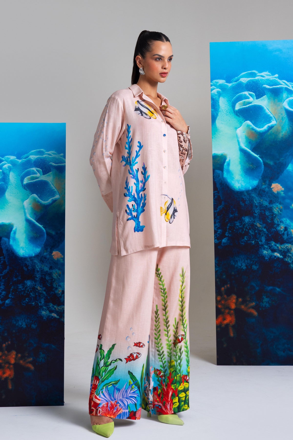 Too Deep to Care Pink Set