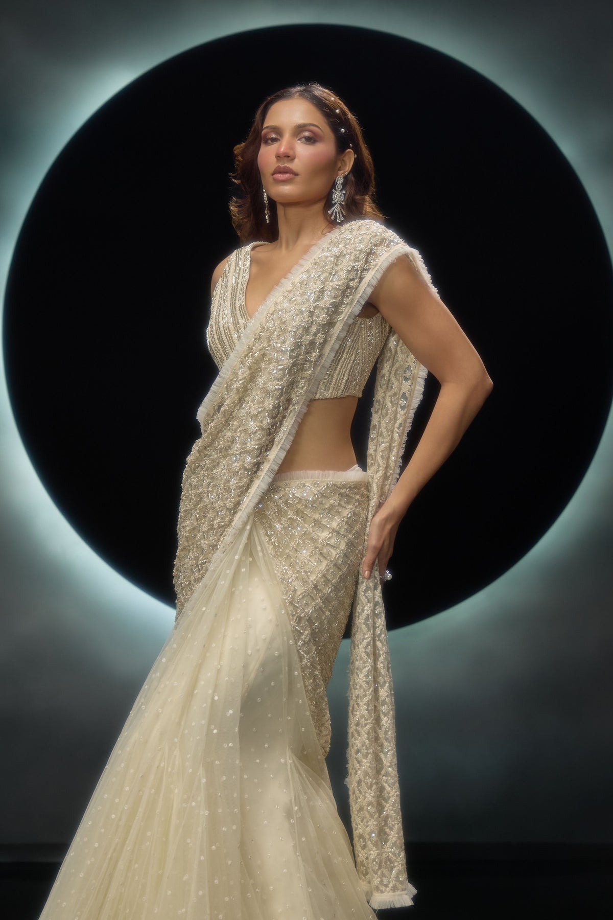 Alvara Lehenga Saree Set