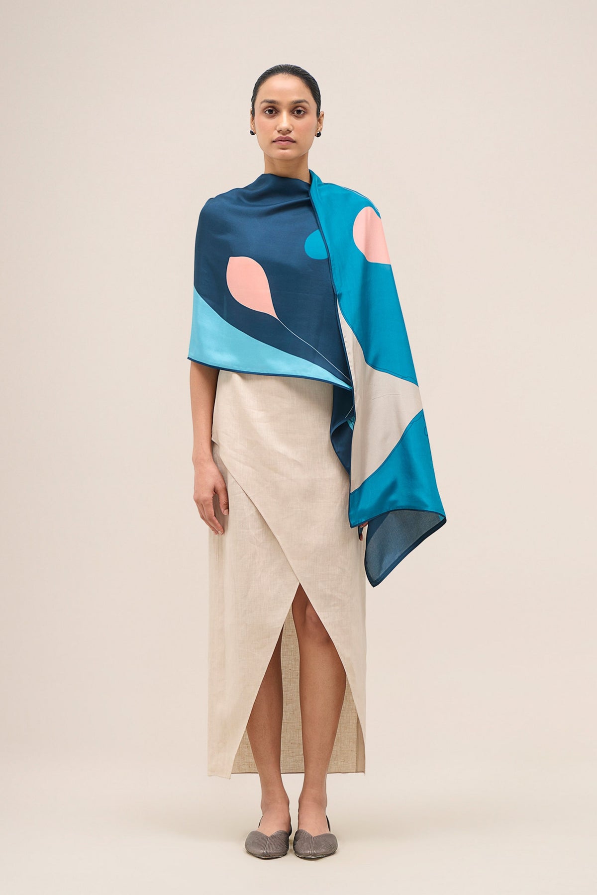 Shabgul Blue Scarf