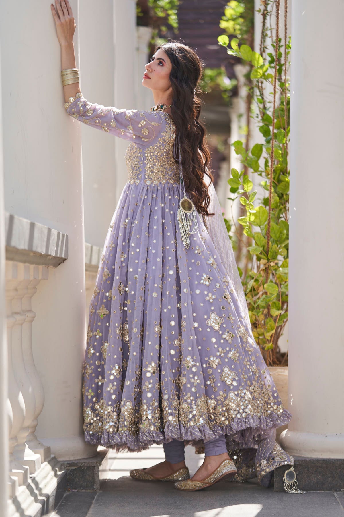 Martini Lilac Anarkali Set