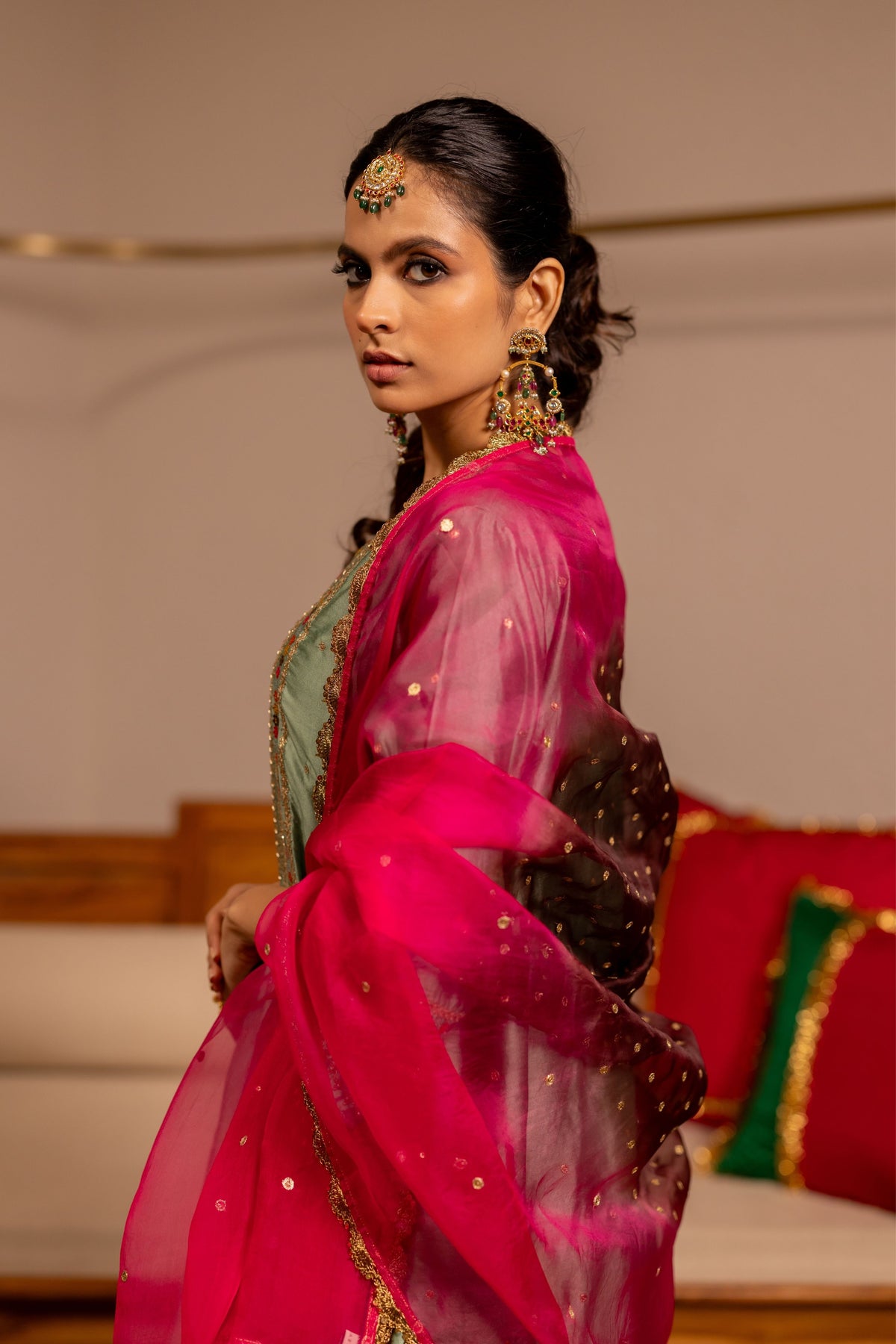 Tula Sage Kurta Set With Dupatta