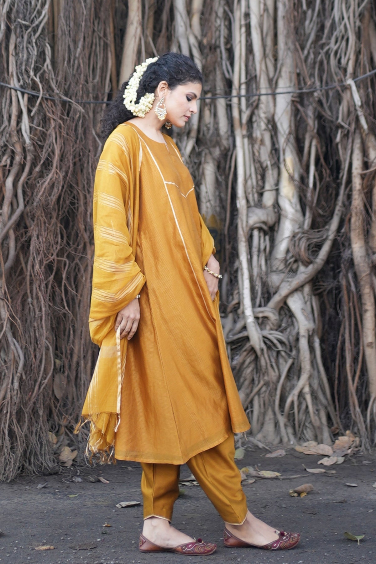Bhanu Zari Stripe Kurta Set