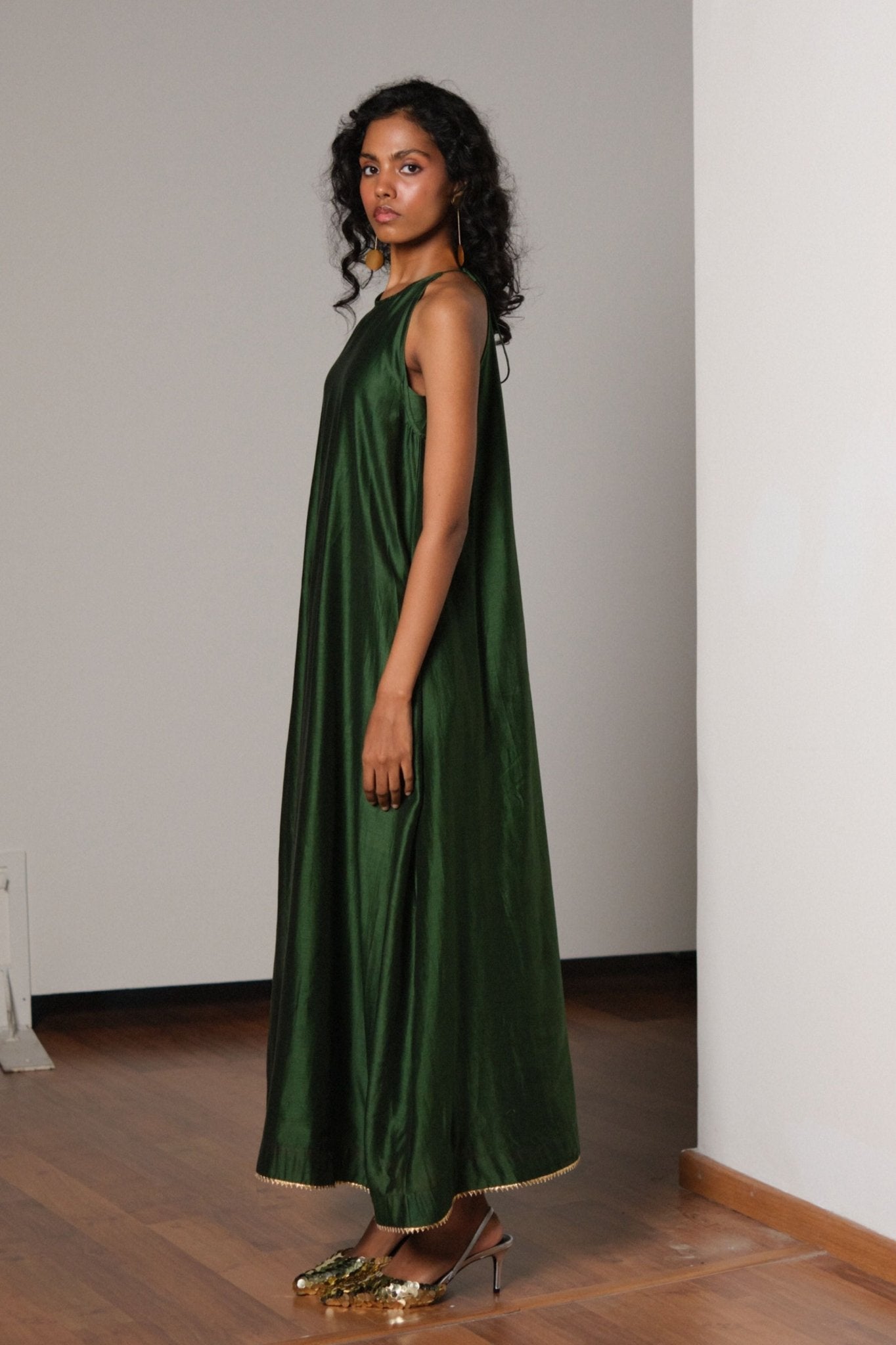 Vriksh Silk Dress - Khara Kapas - Elahe