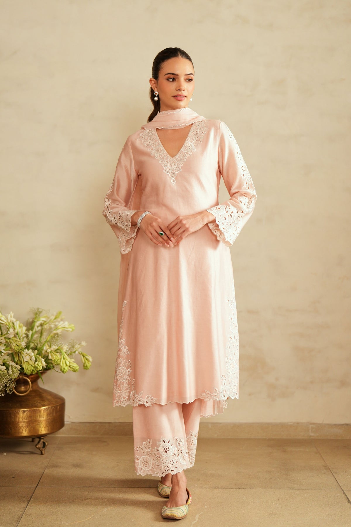 Rituals Baby Pink Kurta Set