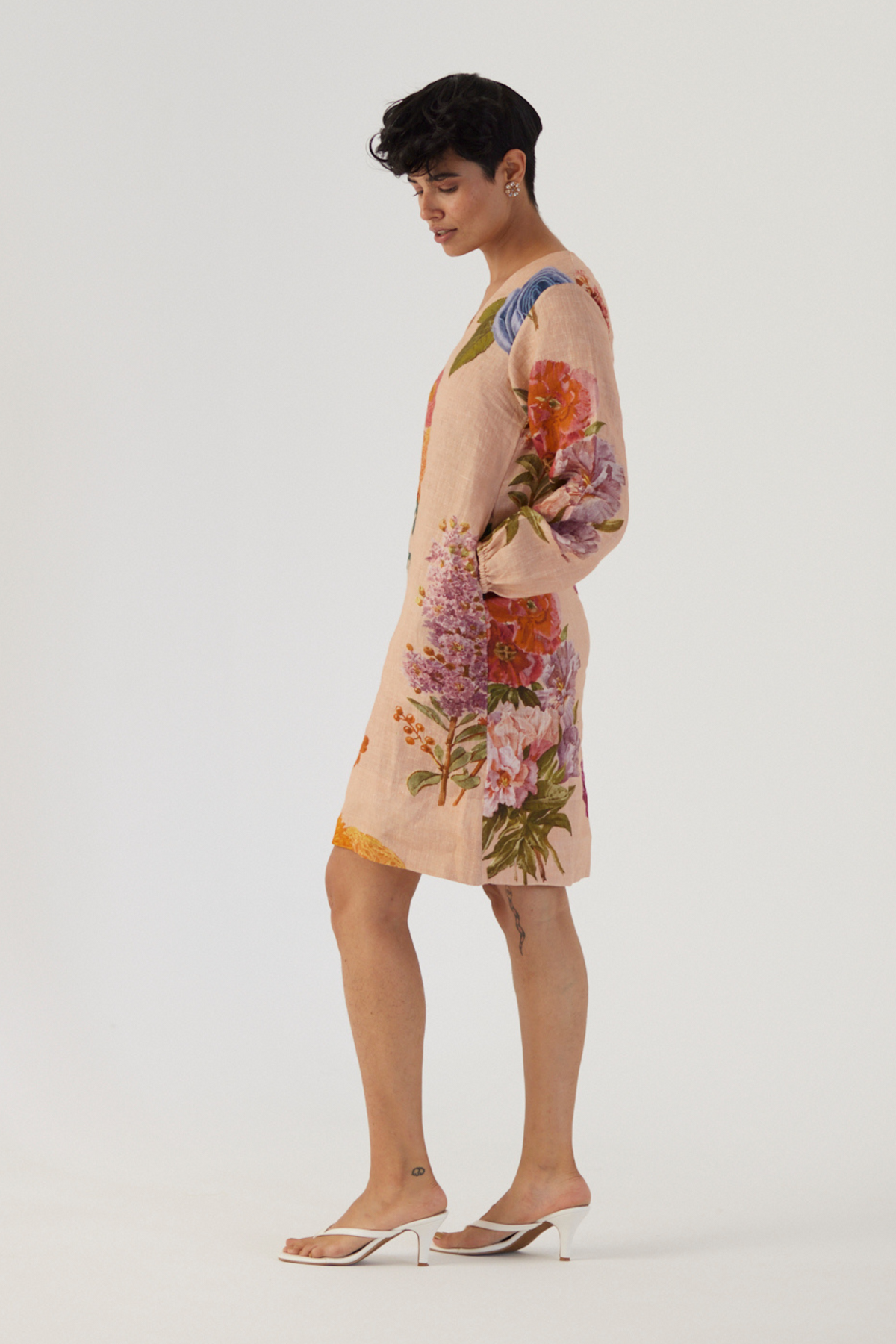 Vintage Garden Short Dress