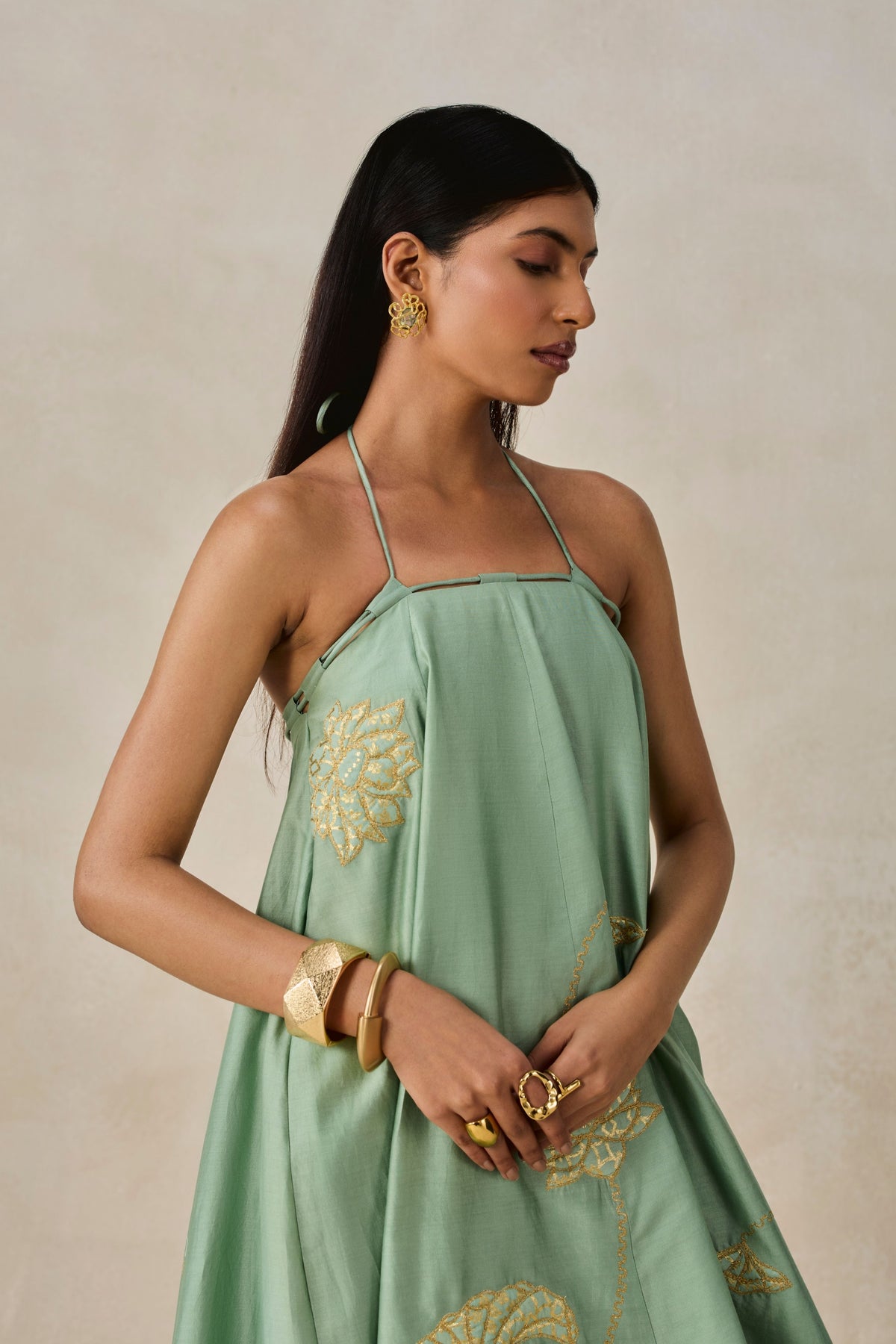 Sage Green Midi Dress