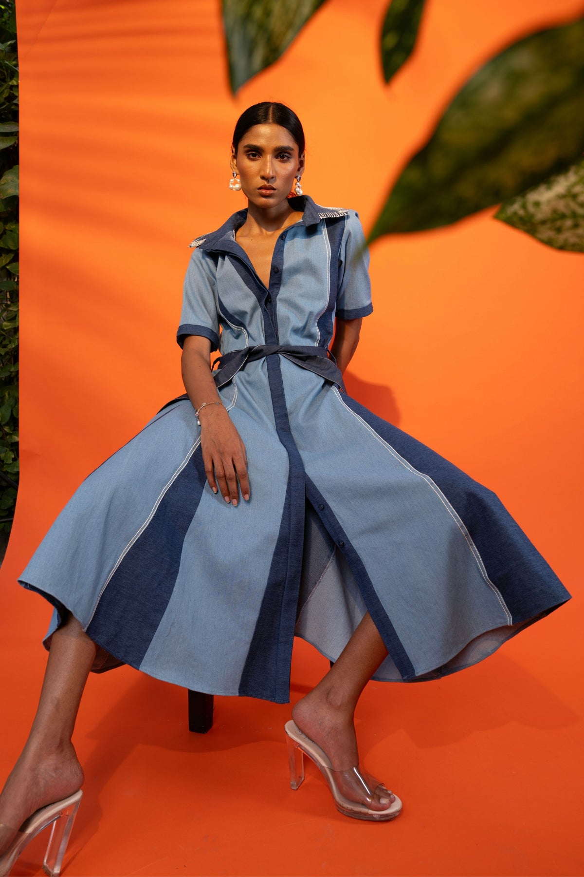 Indigo Orbit Dress