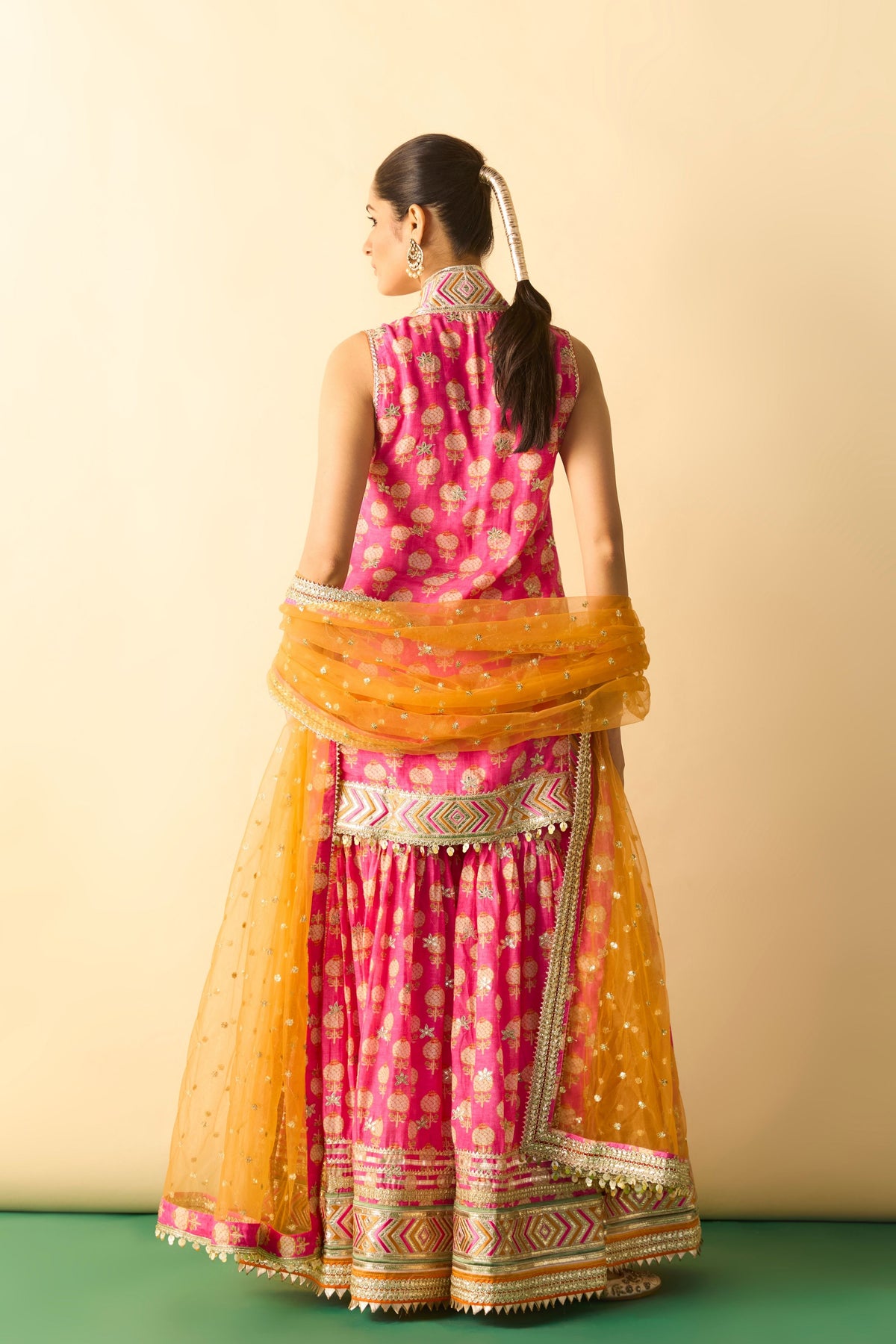 Pink Aarvi Sharara Set