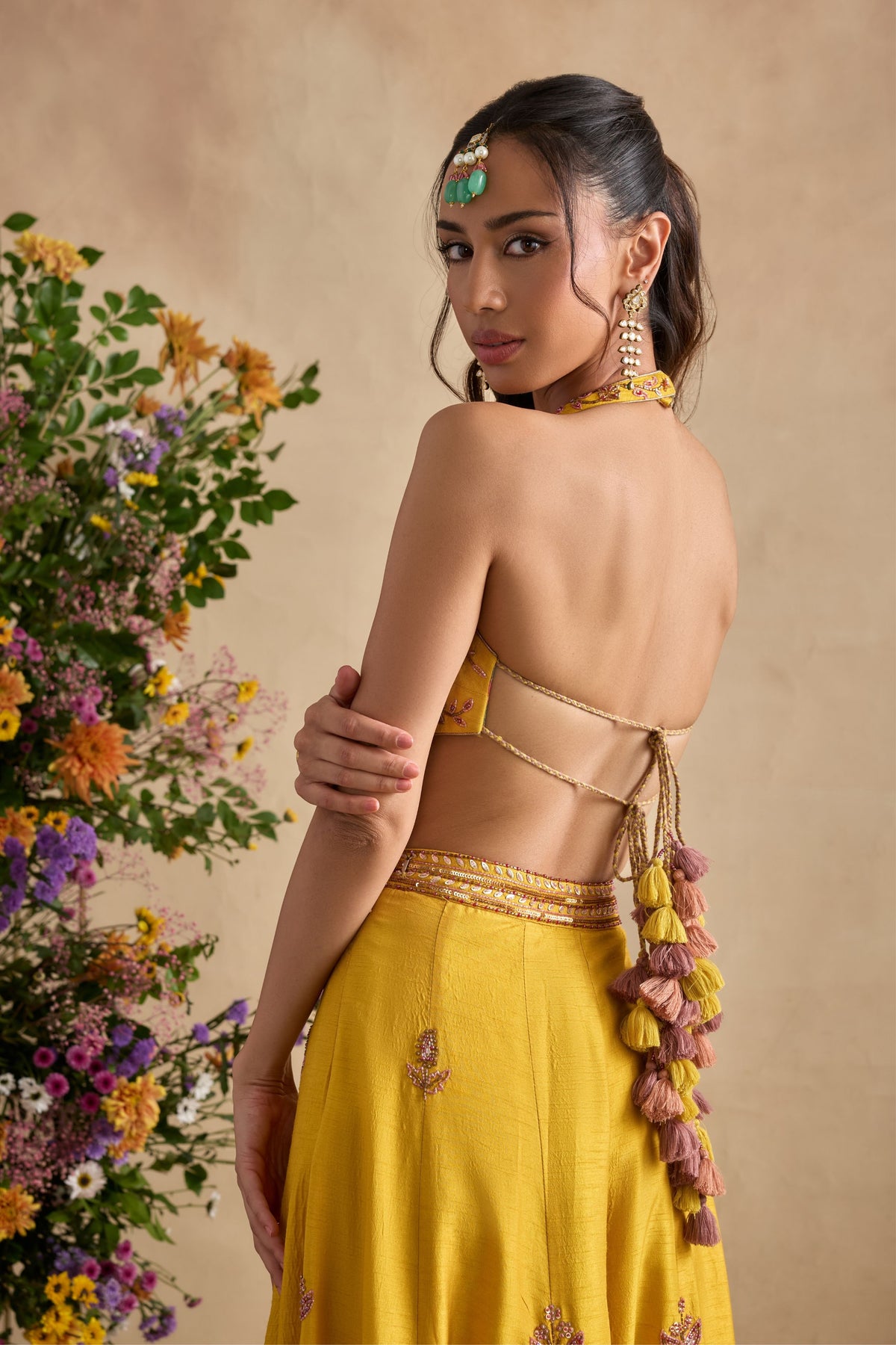 Aneeka Amber Cape Set