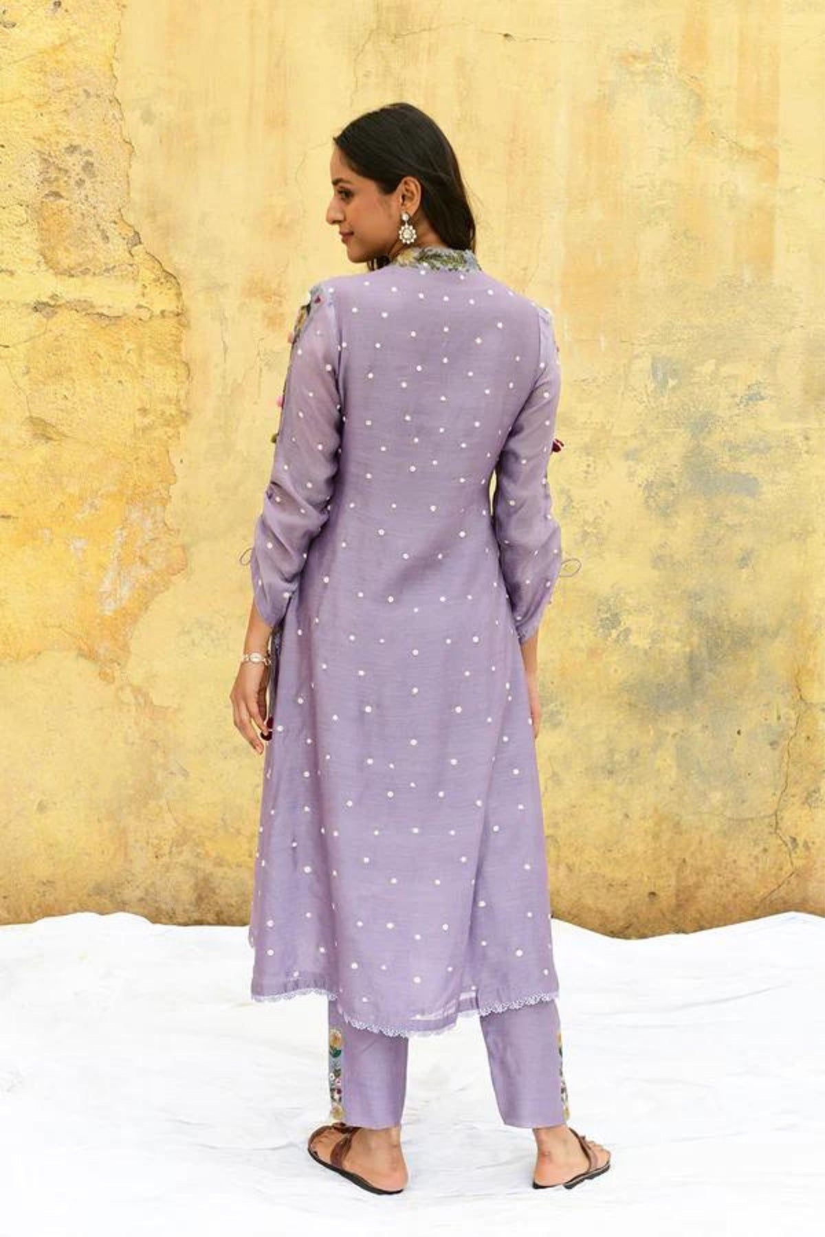 Lilac Orchid Kurta Set