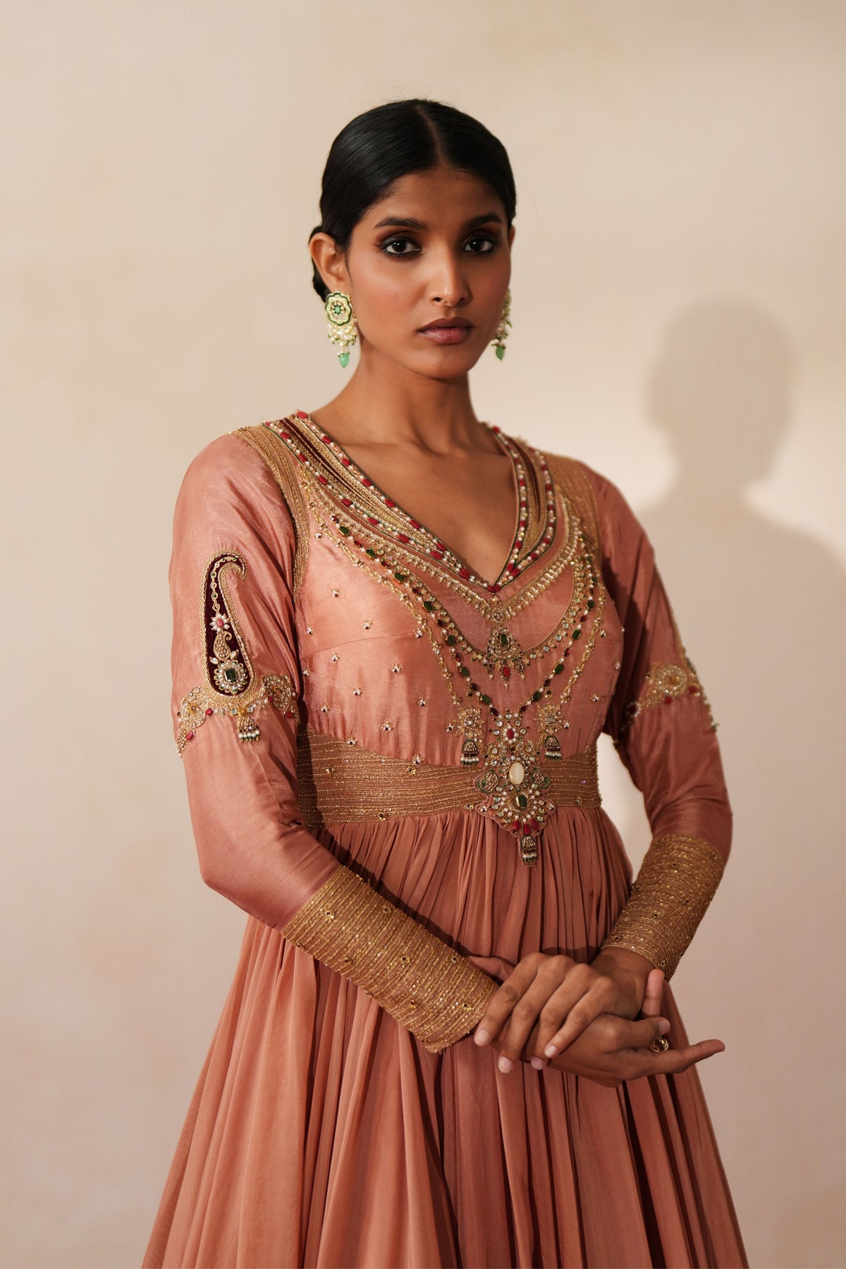Chandbali Anarkali Set