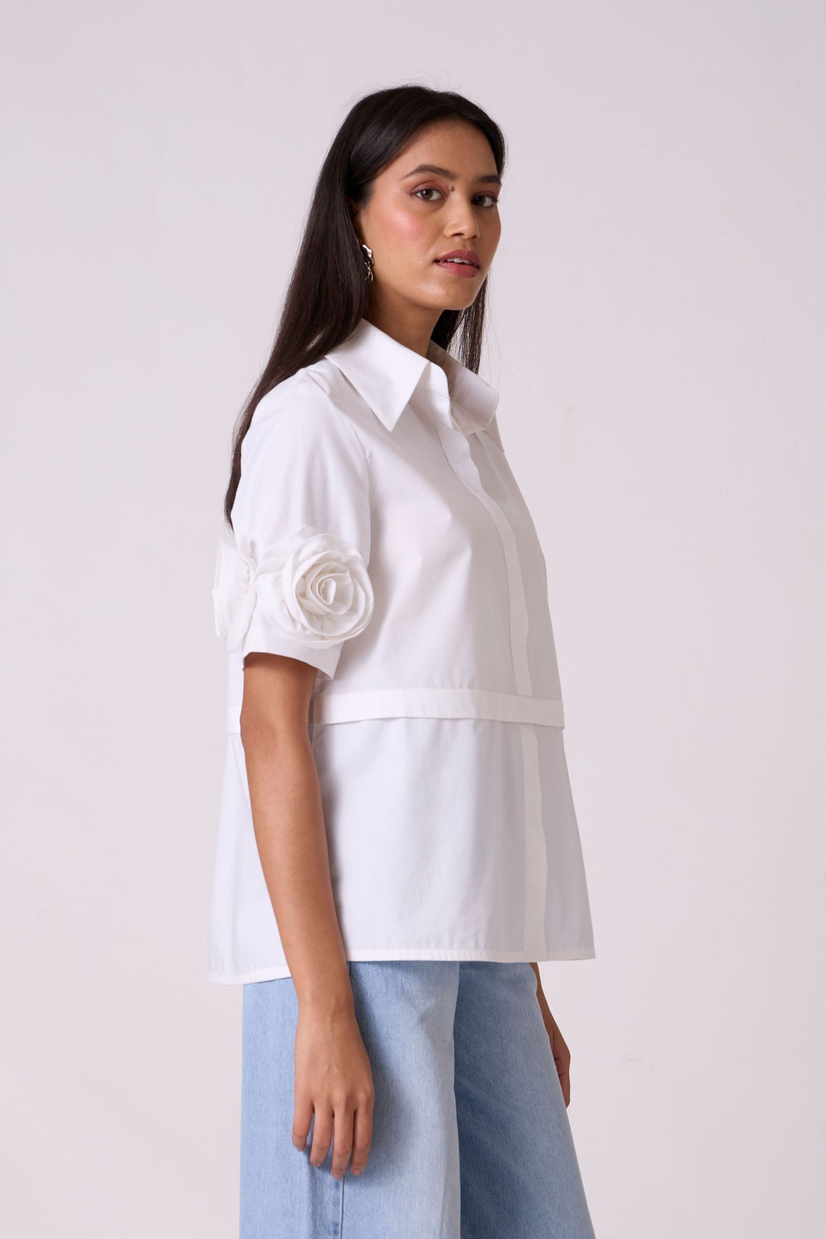 Chriselle White Shirt