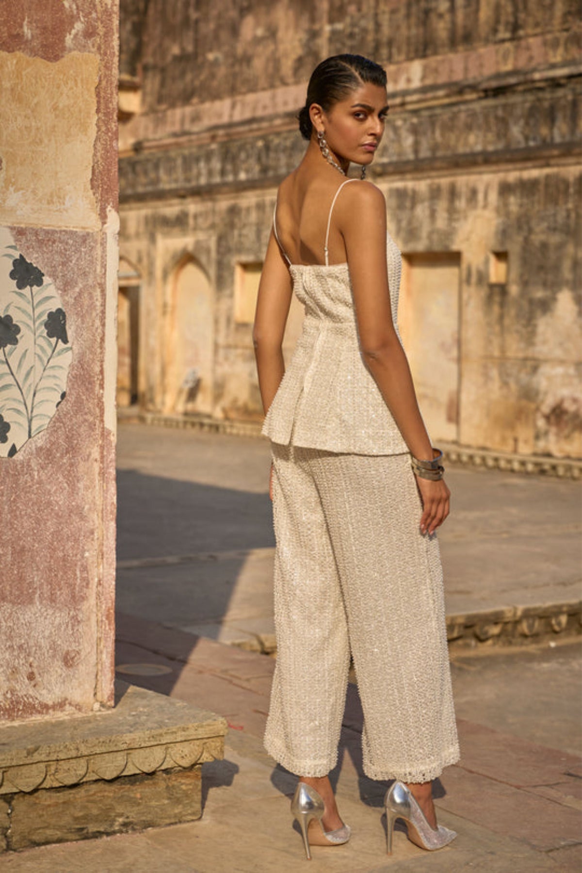 Pearl Embroidered Co-ord Set