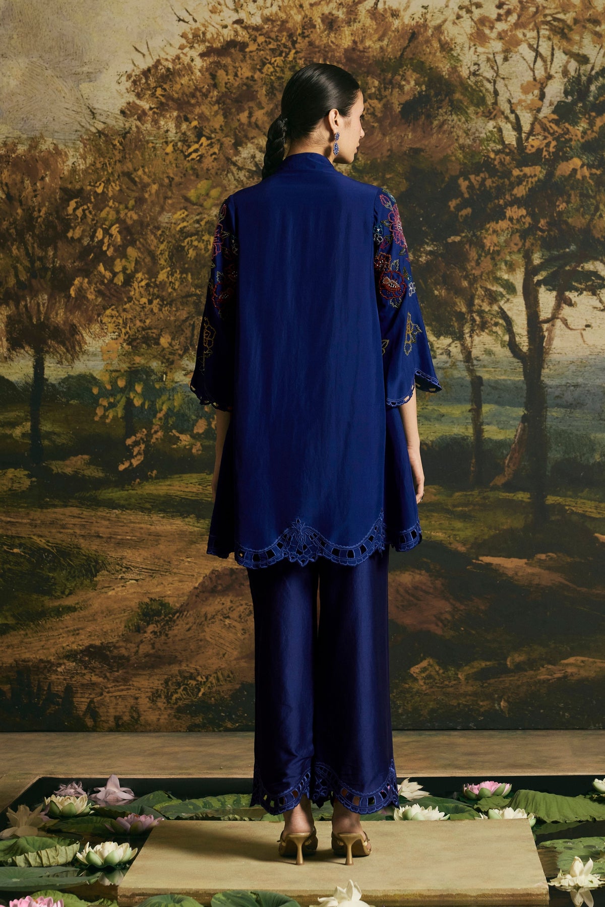 Cobalt Blue Tunic Set