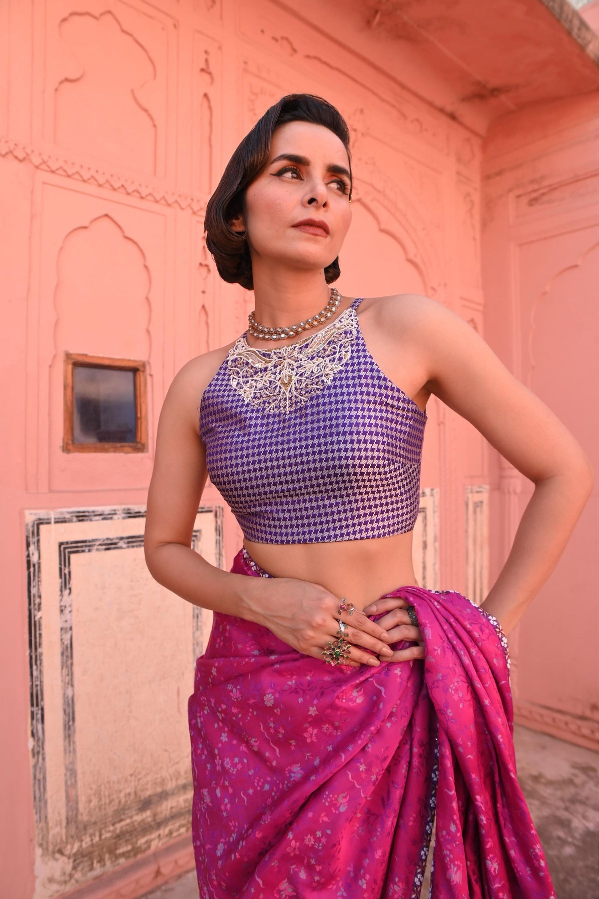 Jameela Tanchoi Handloom Sari