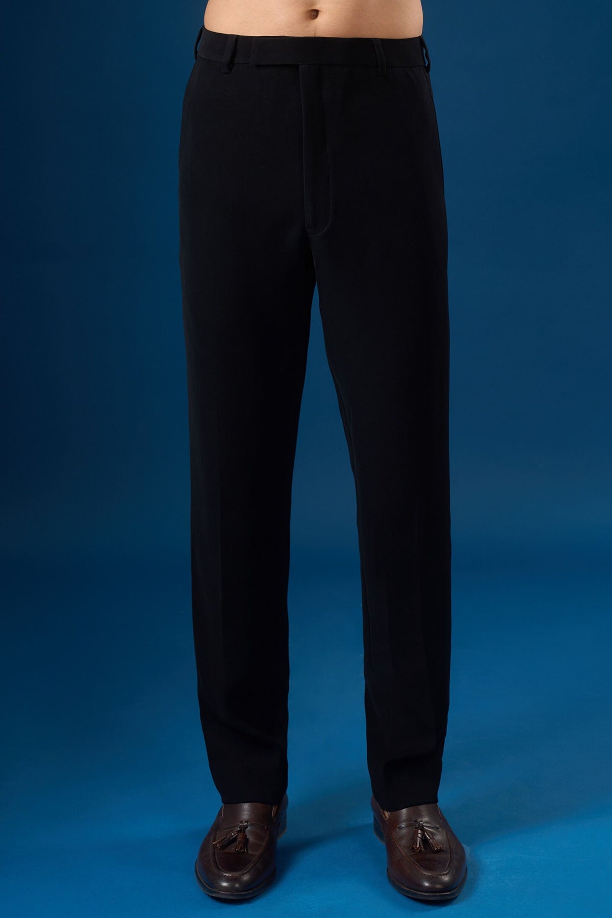 Coal Velour Bandhgala Set