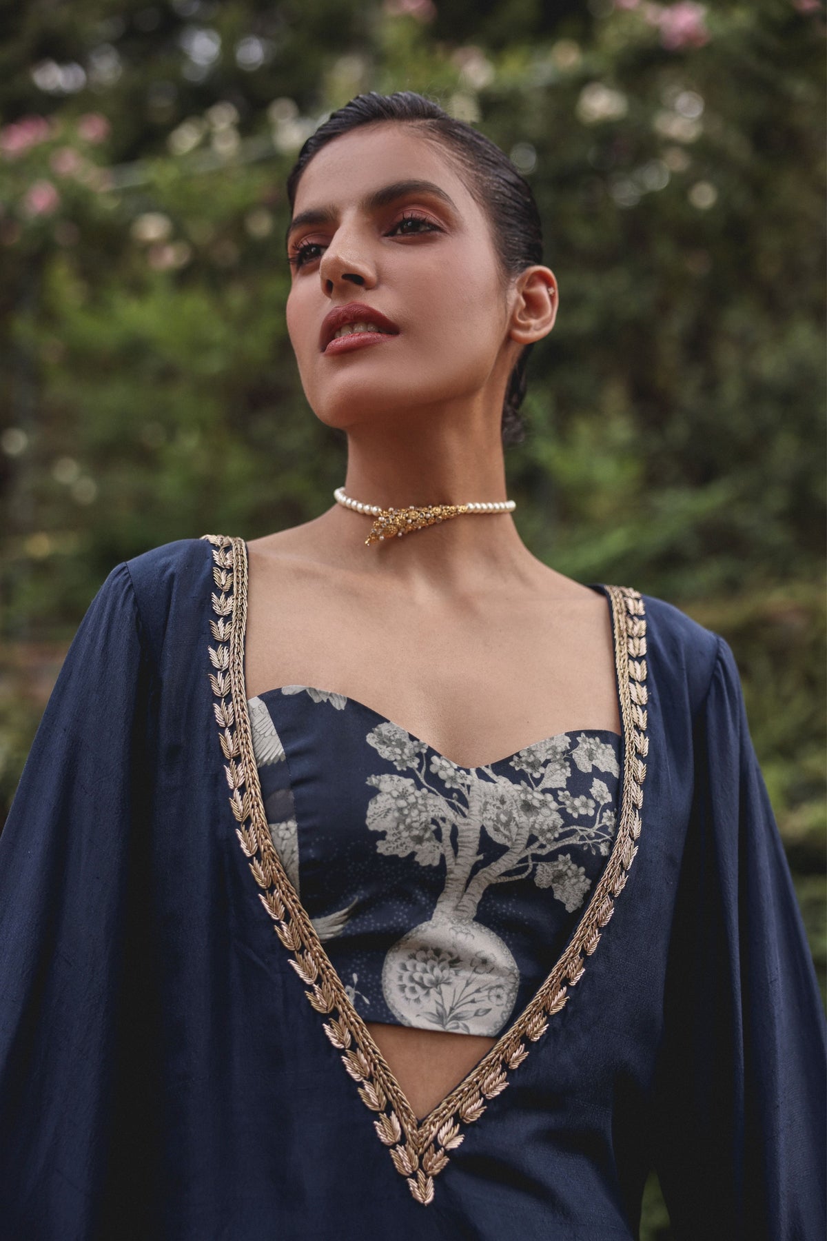 Navy Archive Kurta Set