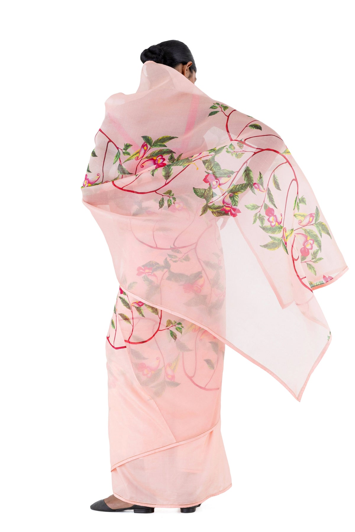 Balsam Pale Pink Saree
