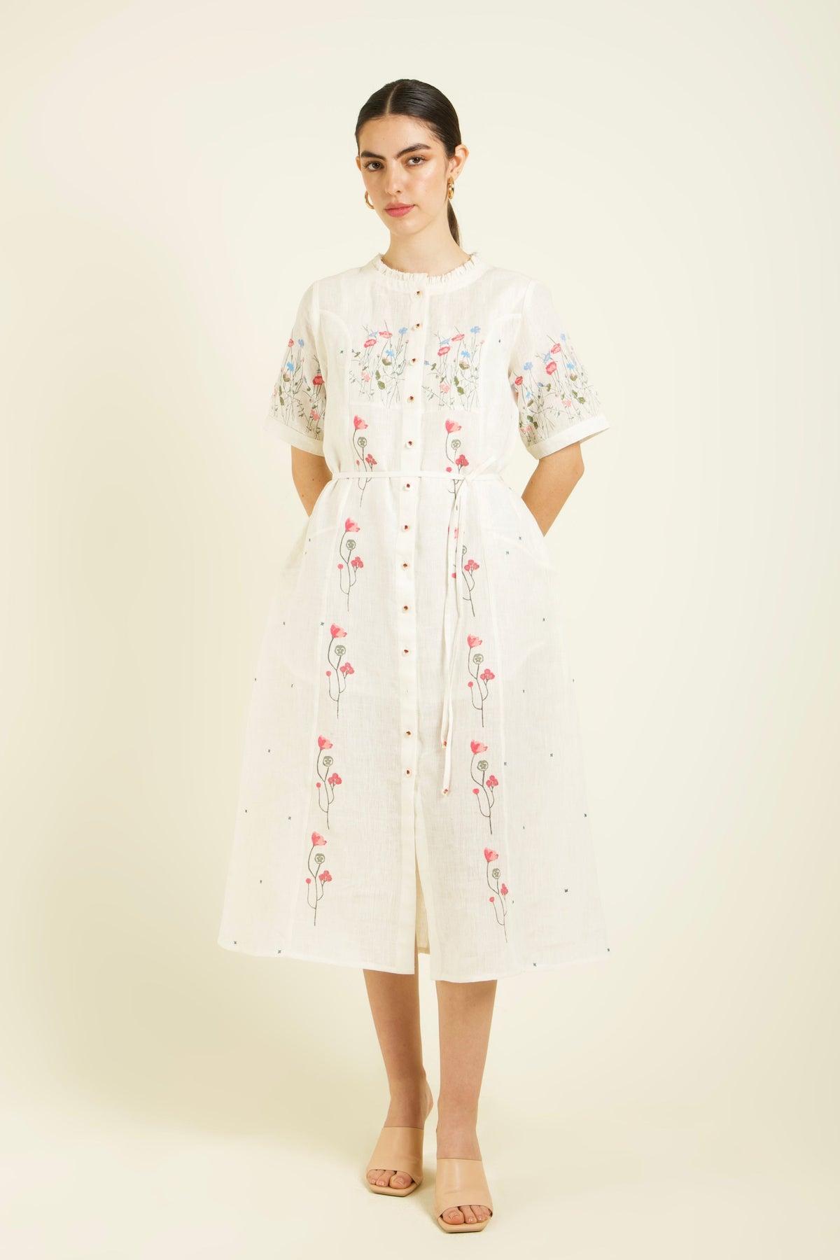 Ivory A-line Dress