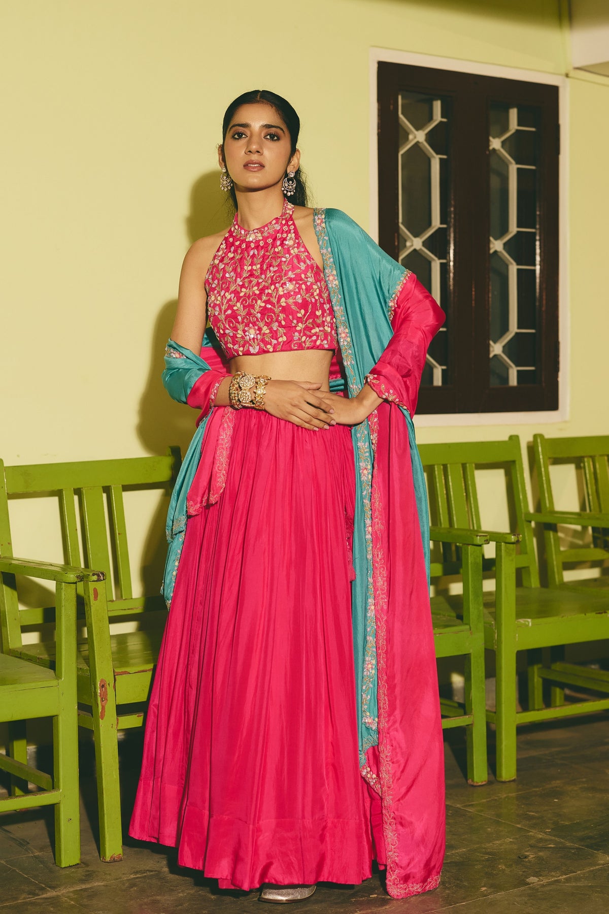 Mehergul Abroo Lehenga and Blouse