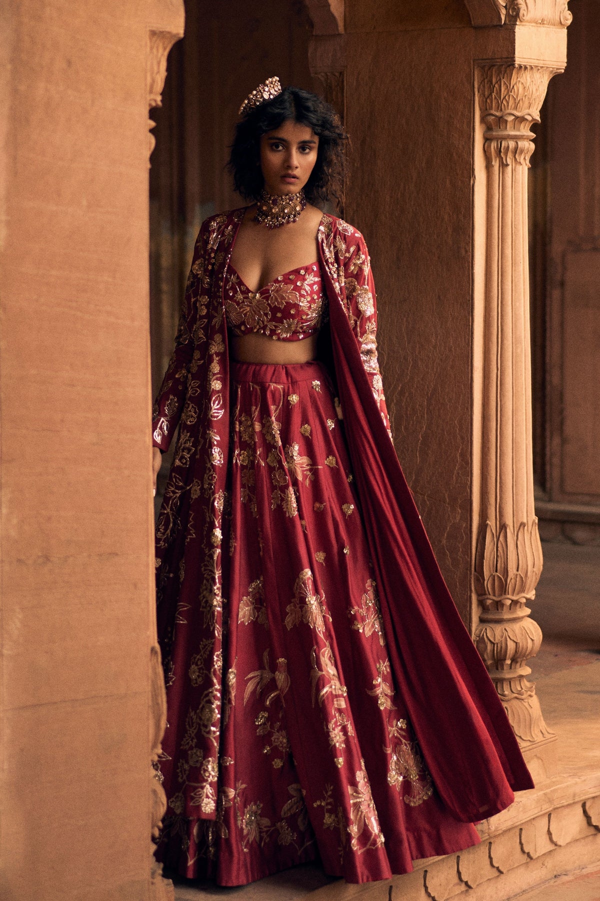 Signature Roop Flip Lehenga Set