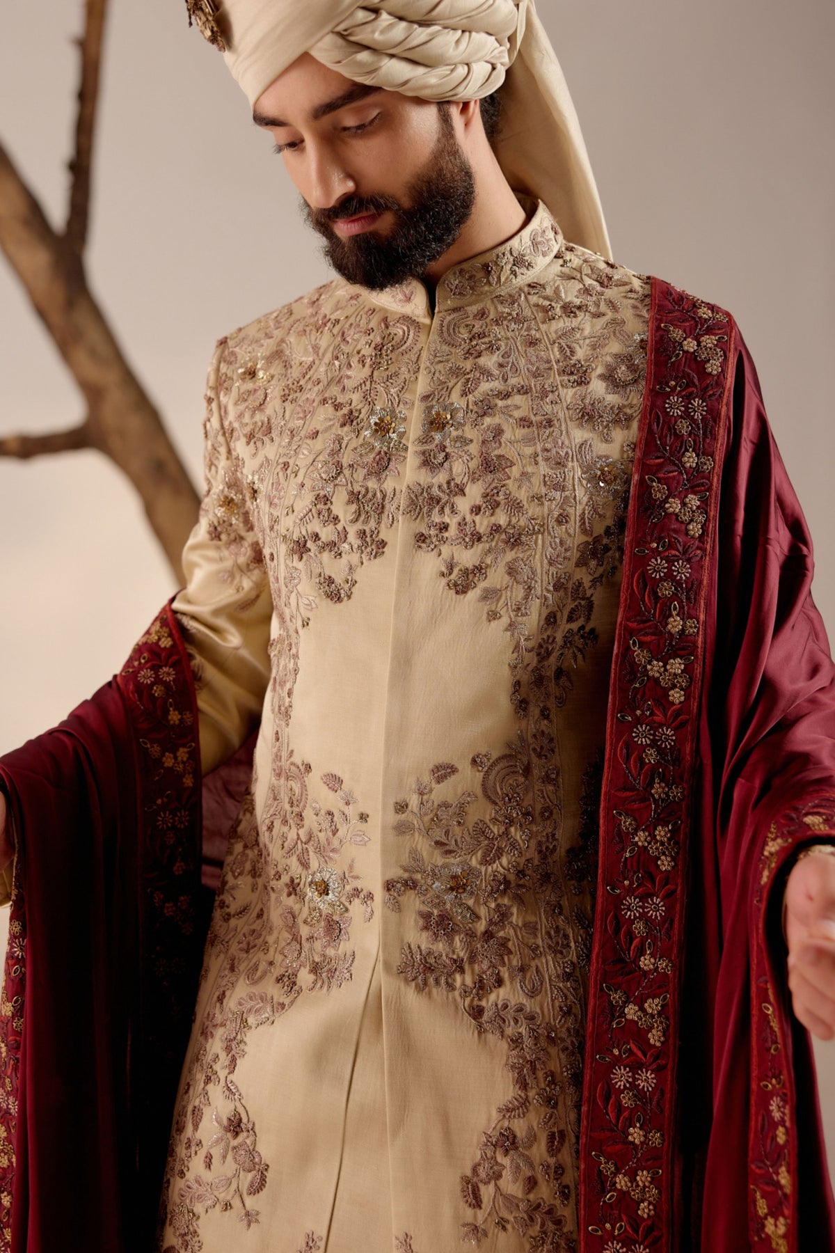 Sand Ridge Sherwani Set