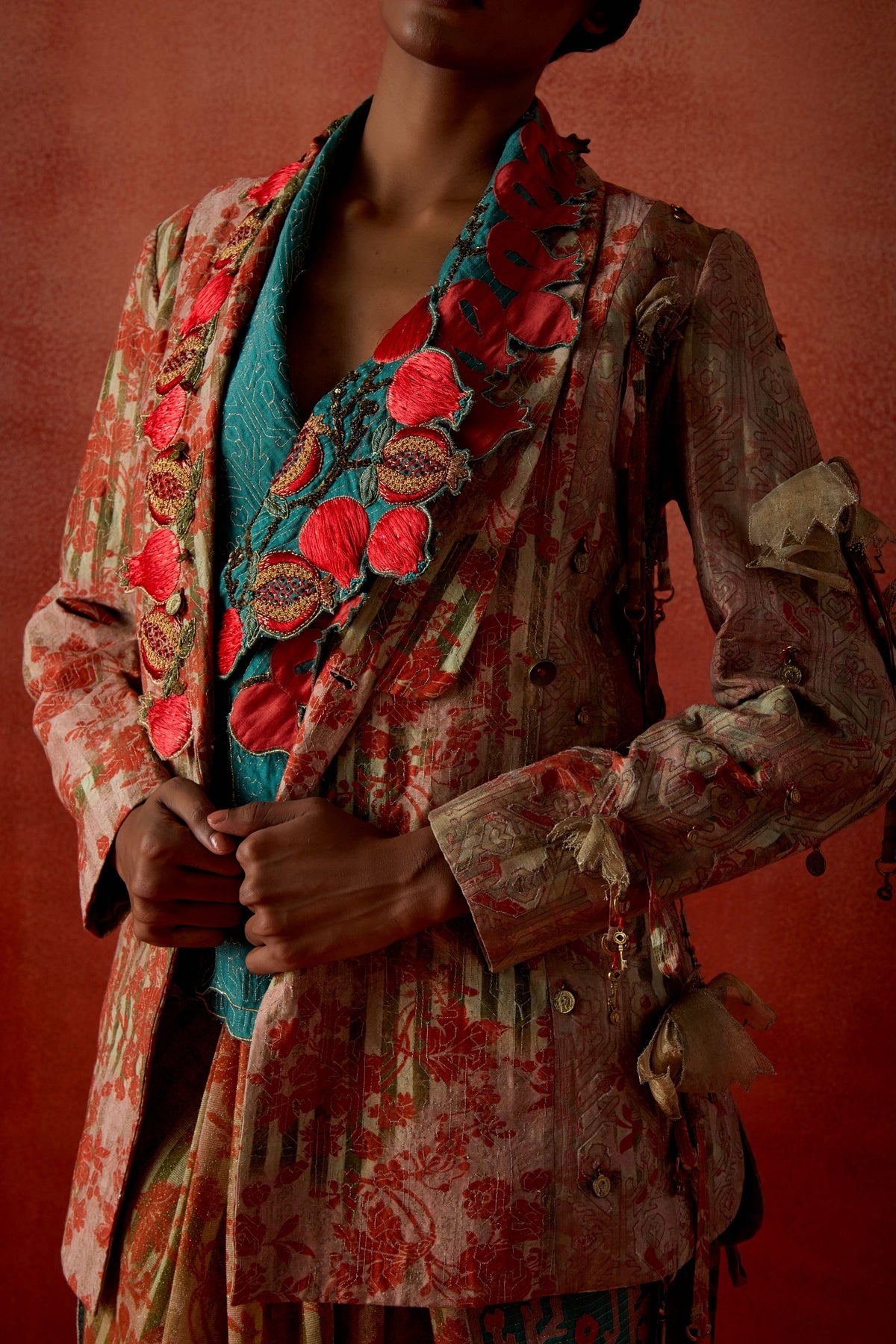 Pomegranate Jacket Set