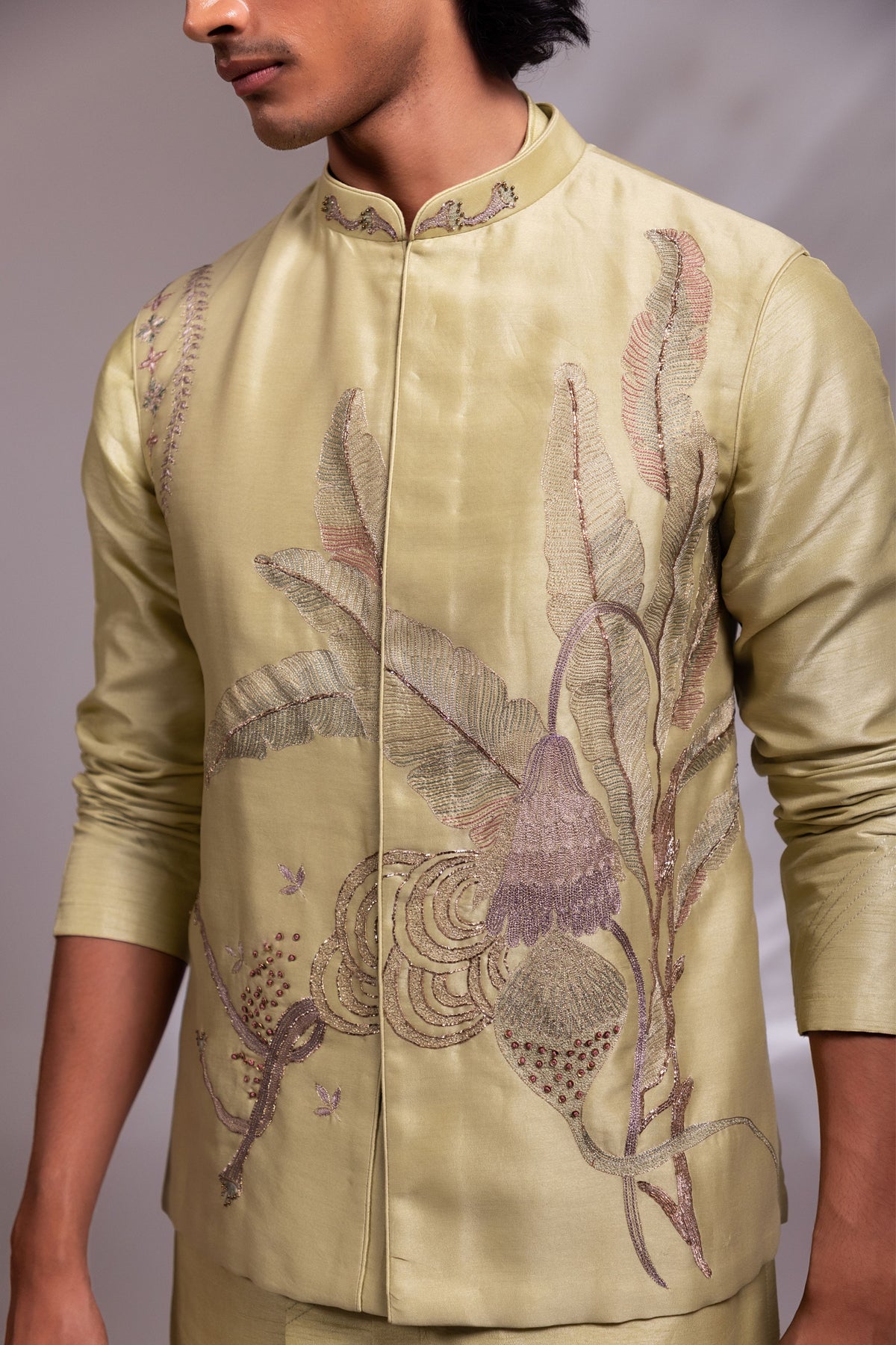 Sage Nehru Jacket Set