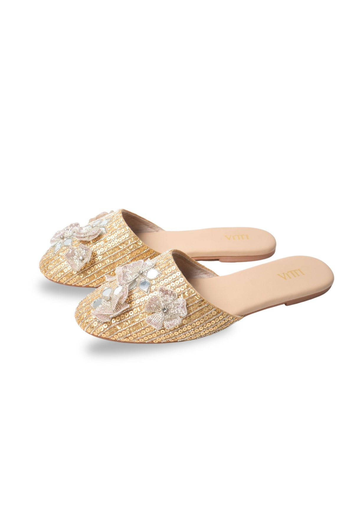 Evara Gold Mule