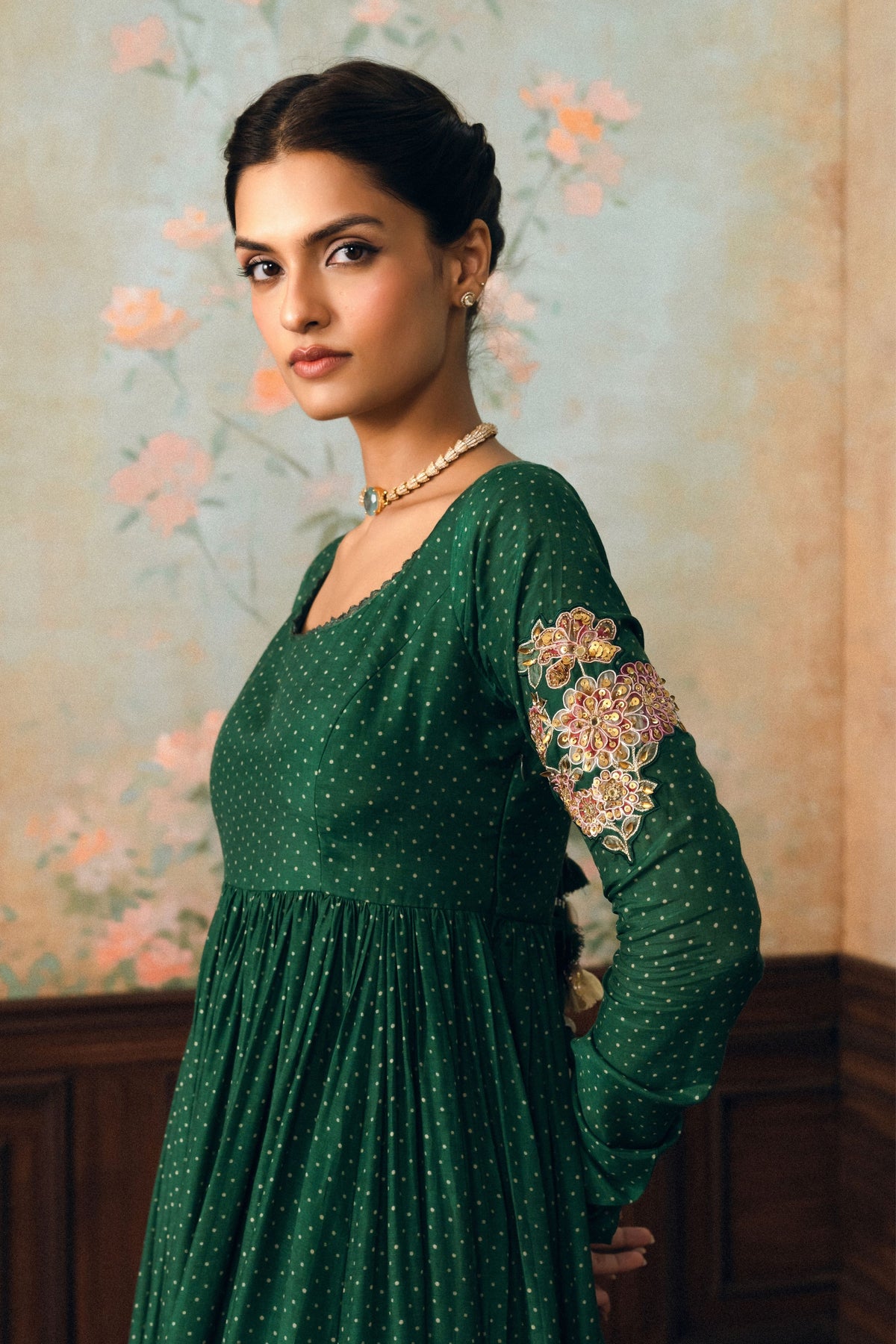 Henna Anarkali Set