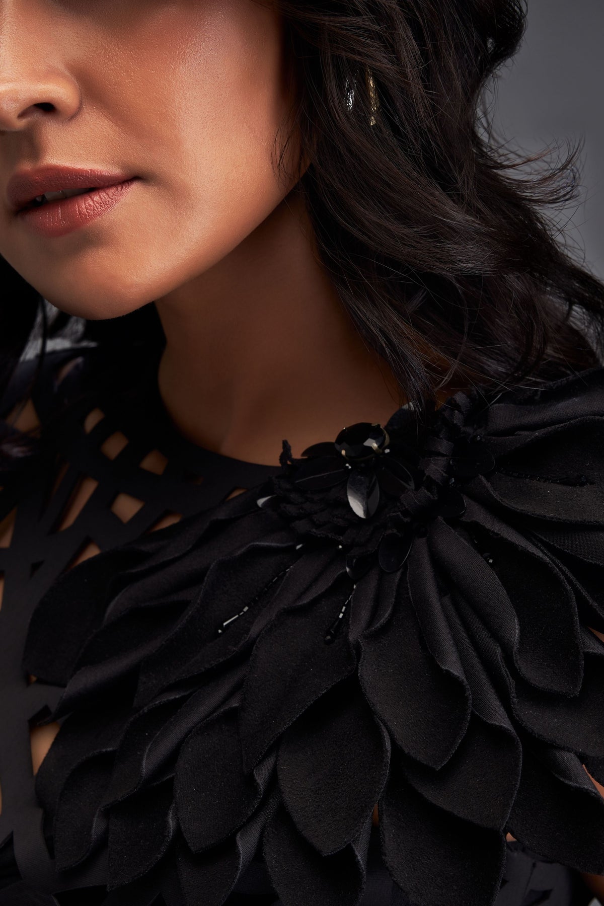 Cutwork Crop Top With Pant