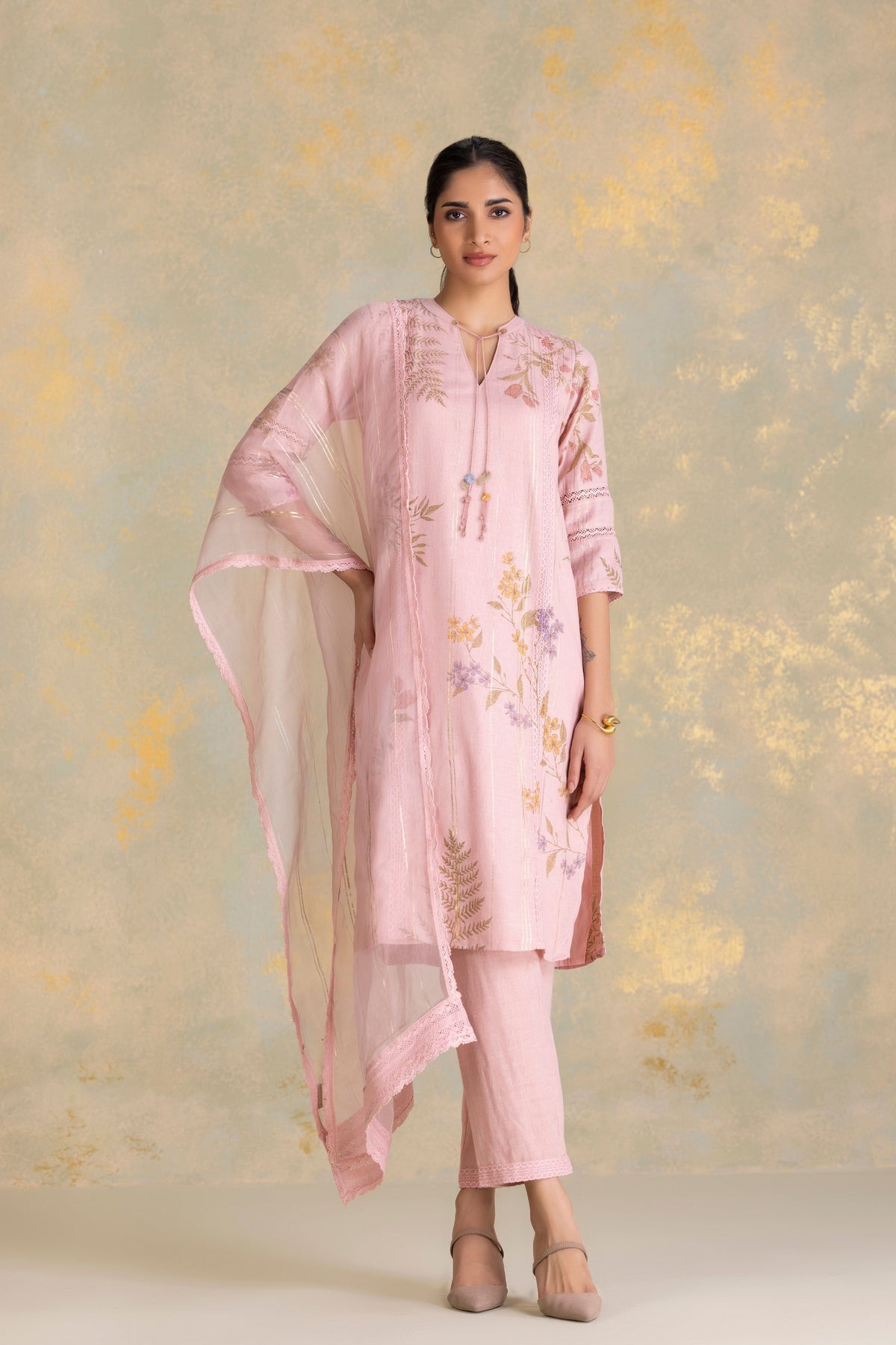 Blush Botanique Kurta Set