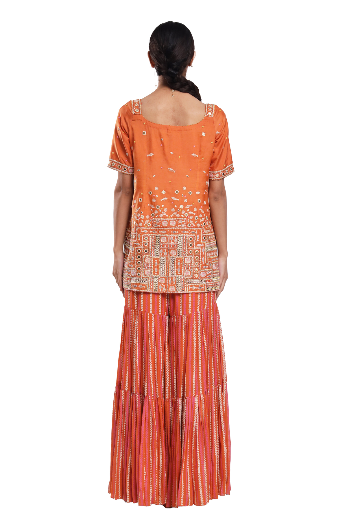Orange Naila Set