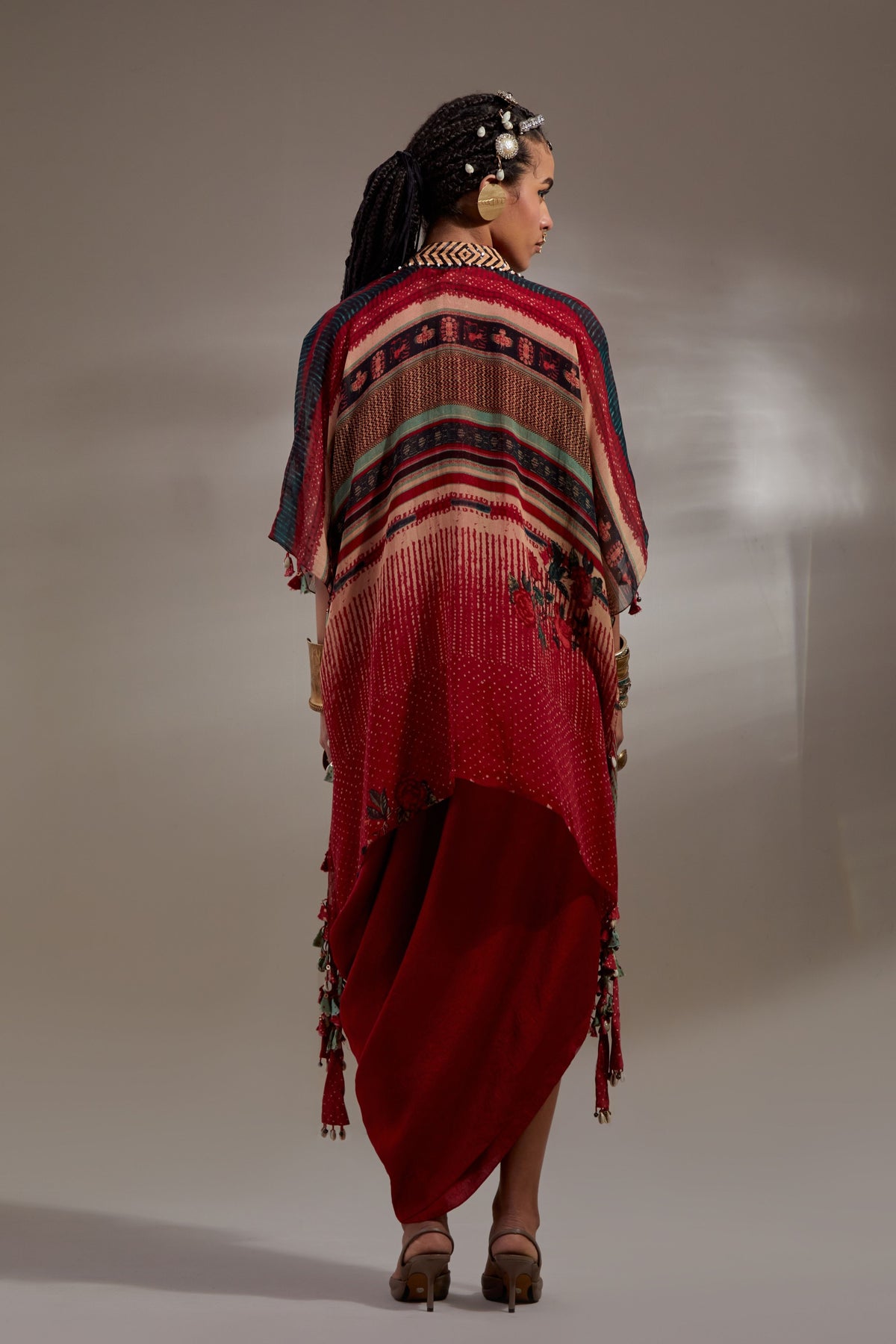 Veni Dupatta Jacket Set