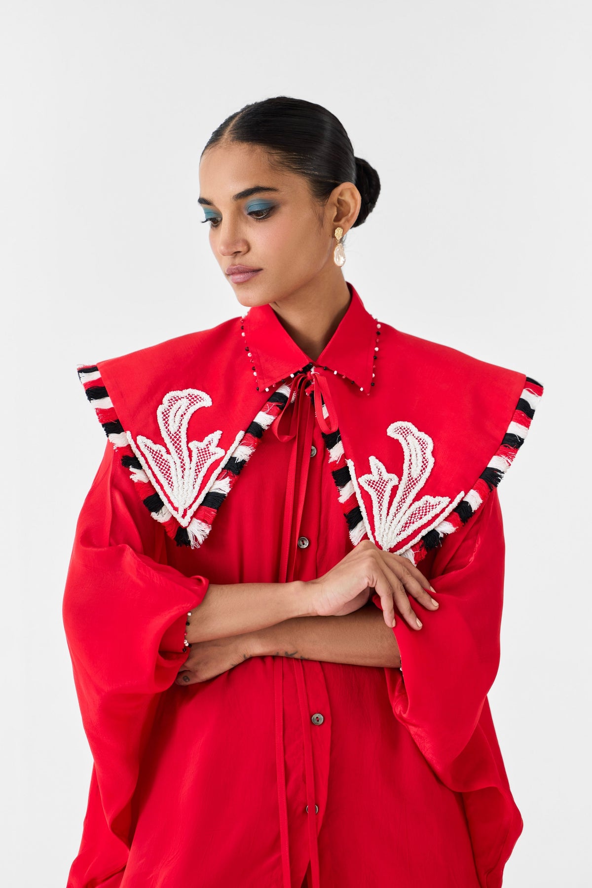Ruby Batwing Shirt With Collar