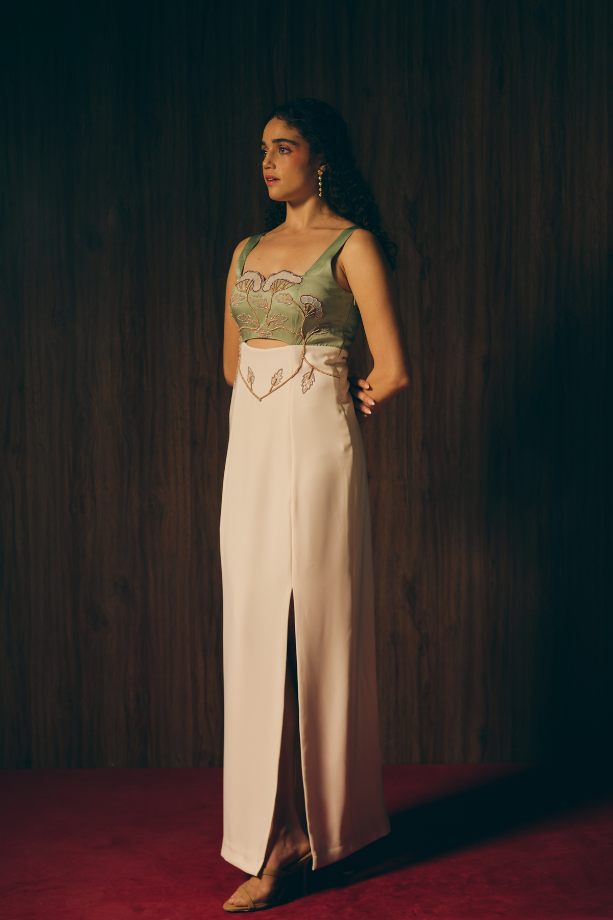 Sage Silken Gown
