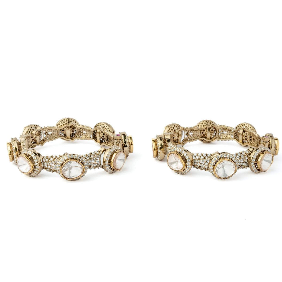 Gold Plated Pair of Bangles