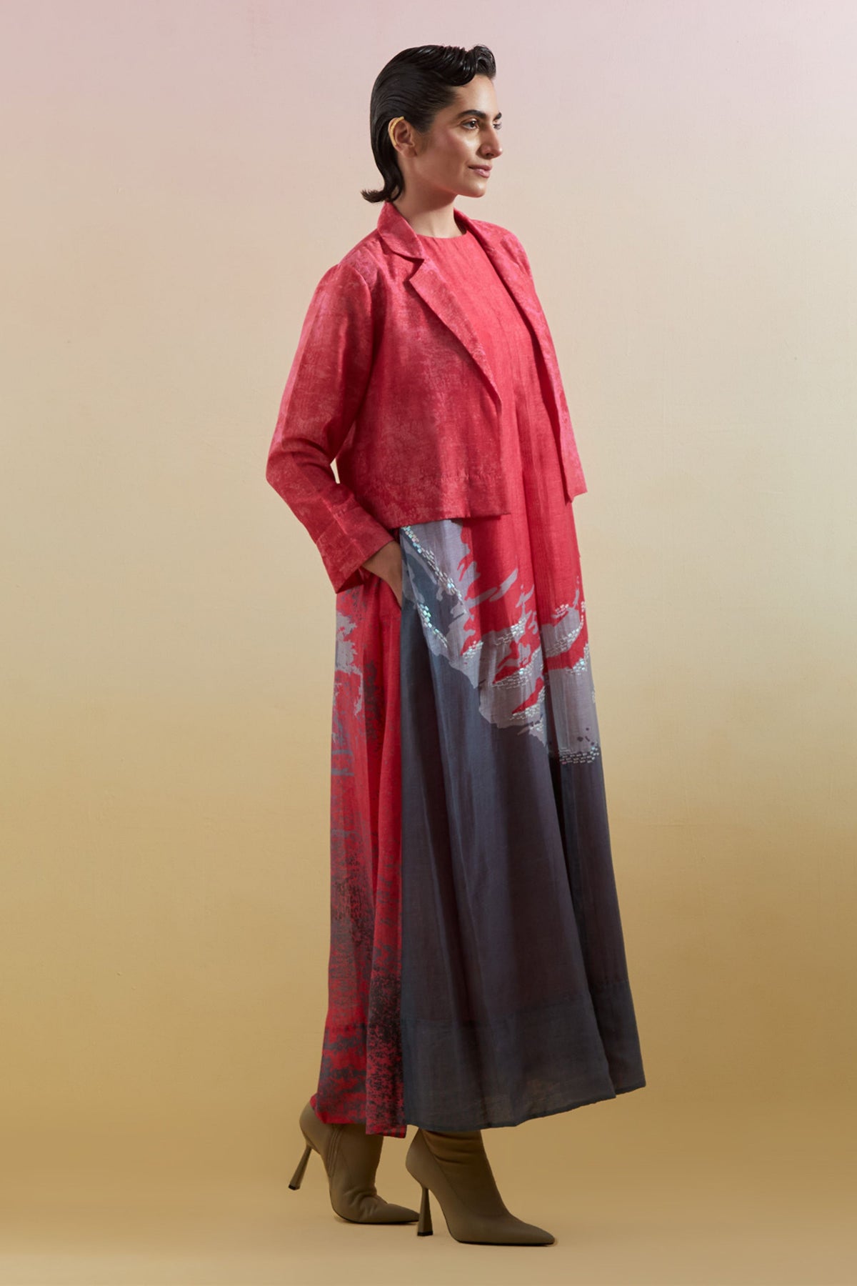 Gliss Dress with jacket