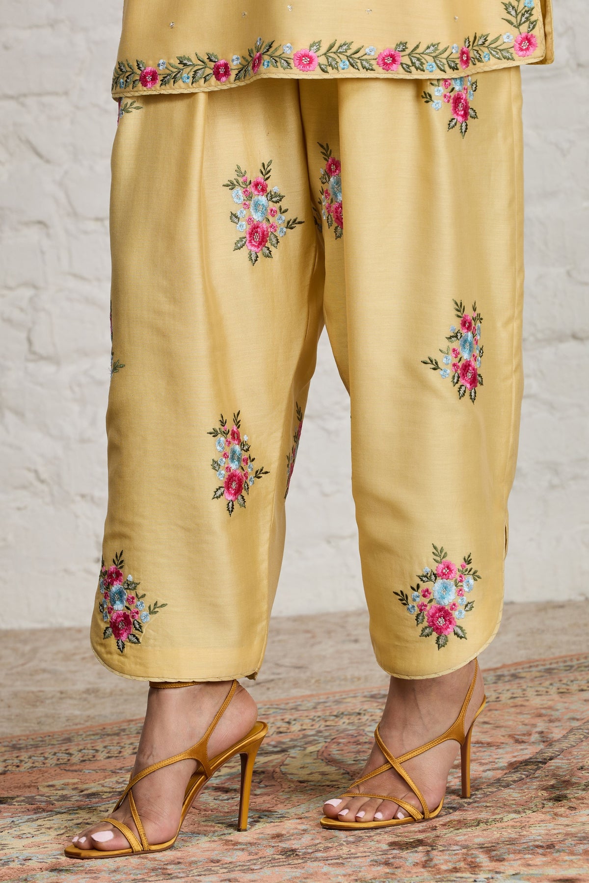 Annora Yellow Short Kurta Set