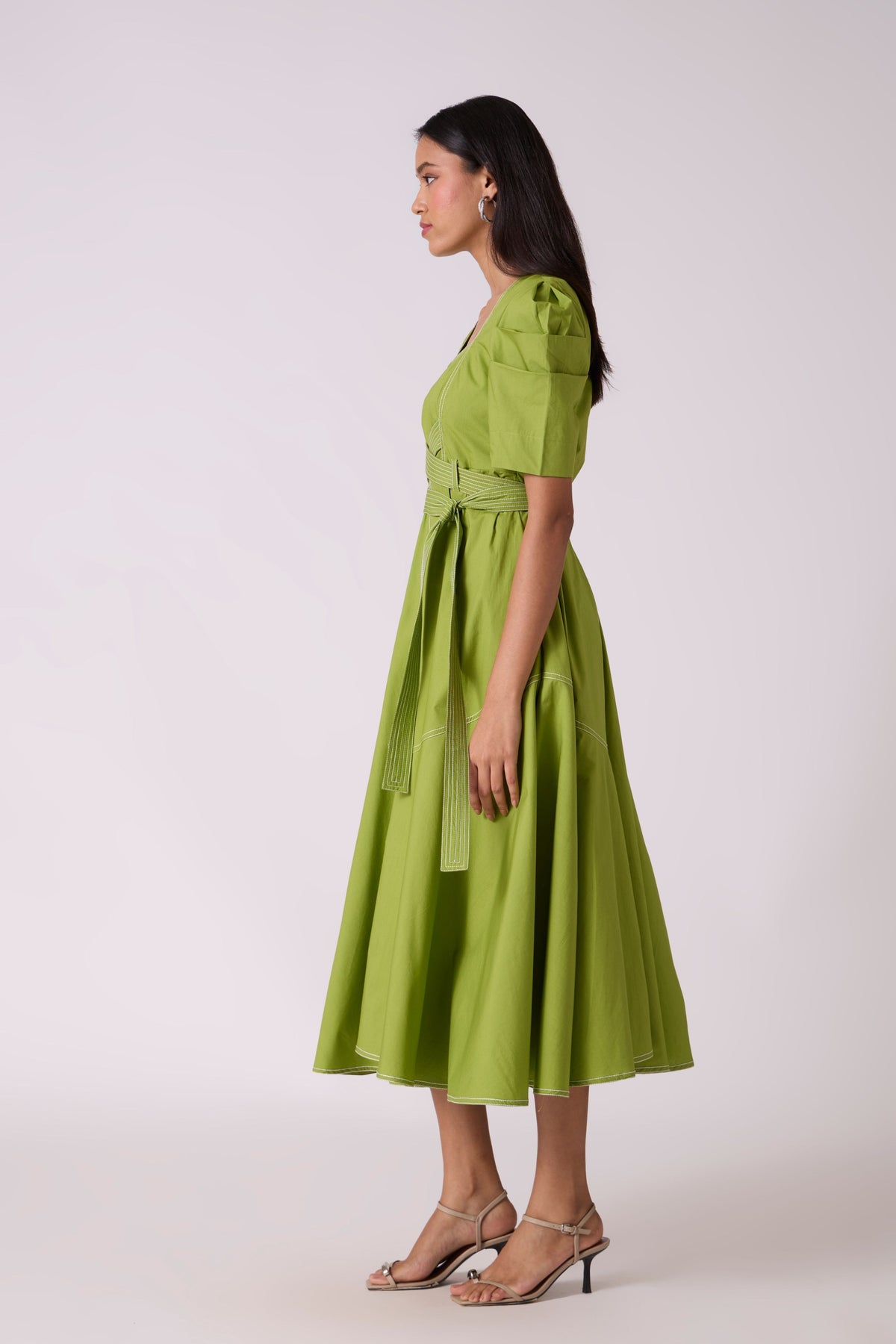 Maise Matcha Green Dress