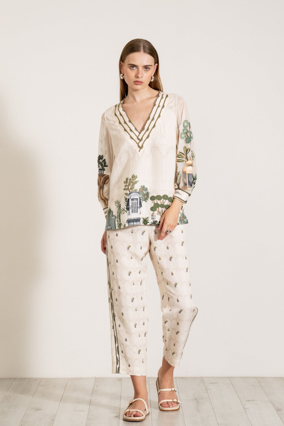 Annabella V Neck Blouse